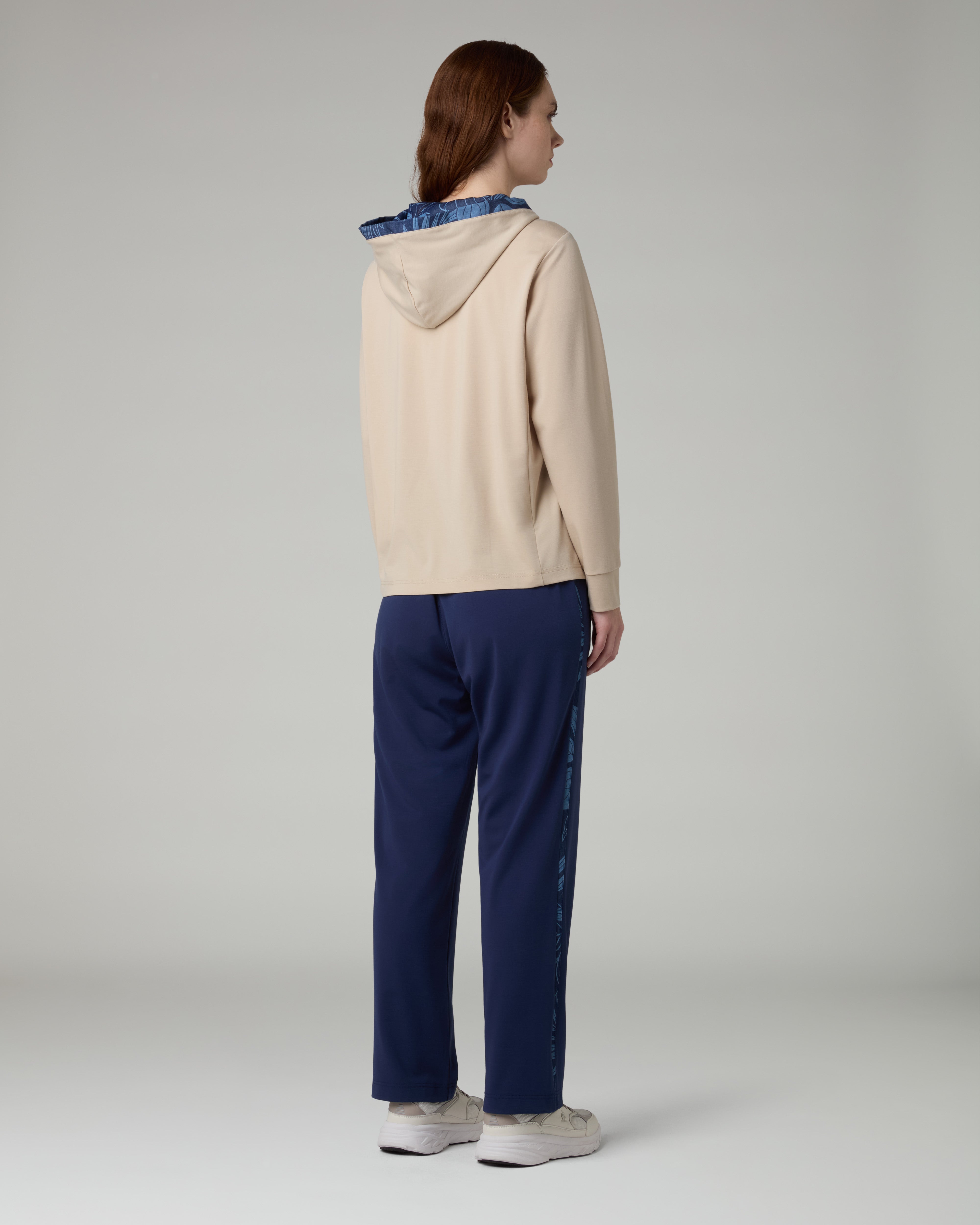 australian-flow-chambray-tracksuit-interlock-sabbia-made-in-italy image 2
