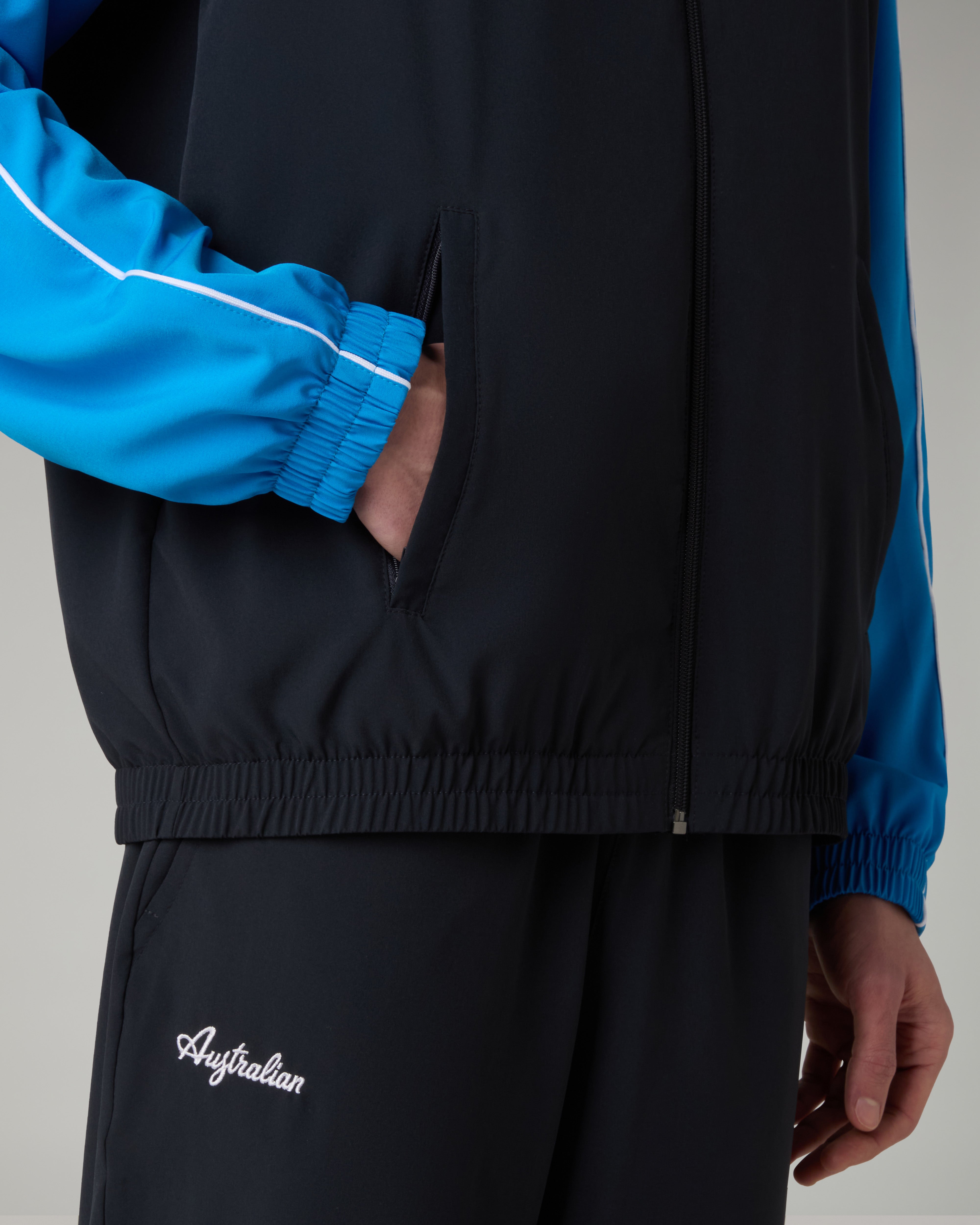 australian-legend-slam-tracksuit-tuta-blu-navy-sfoderata-con-zip image 5