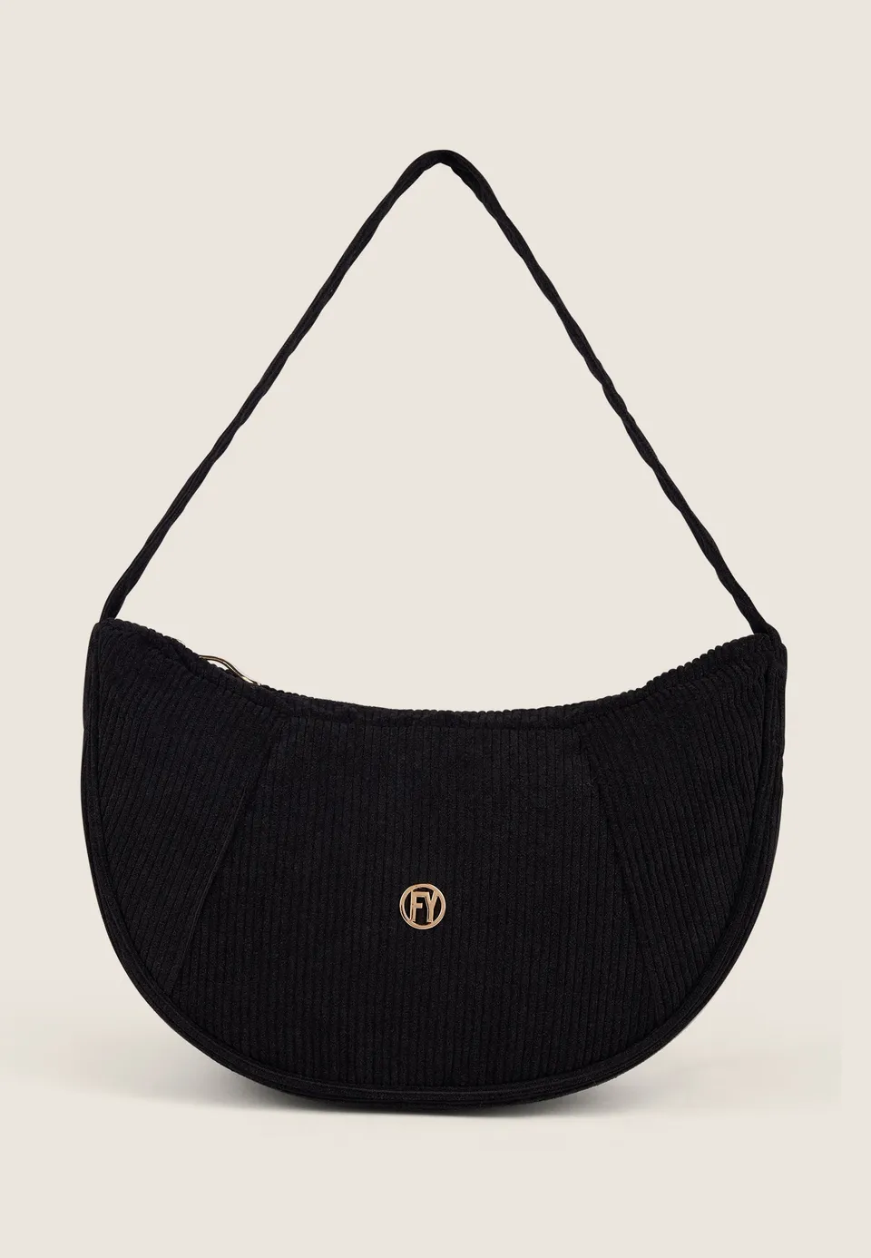 freddy-borsa-a-spalla-velluto-a-coste-logo-fy-dorato image 1