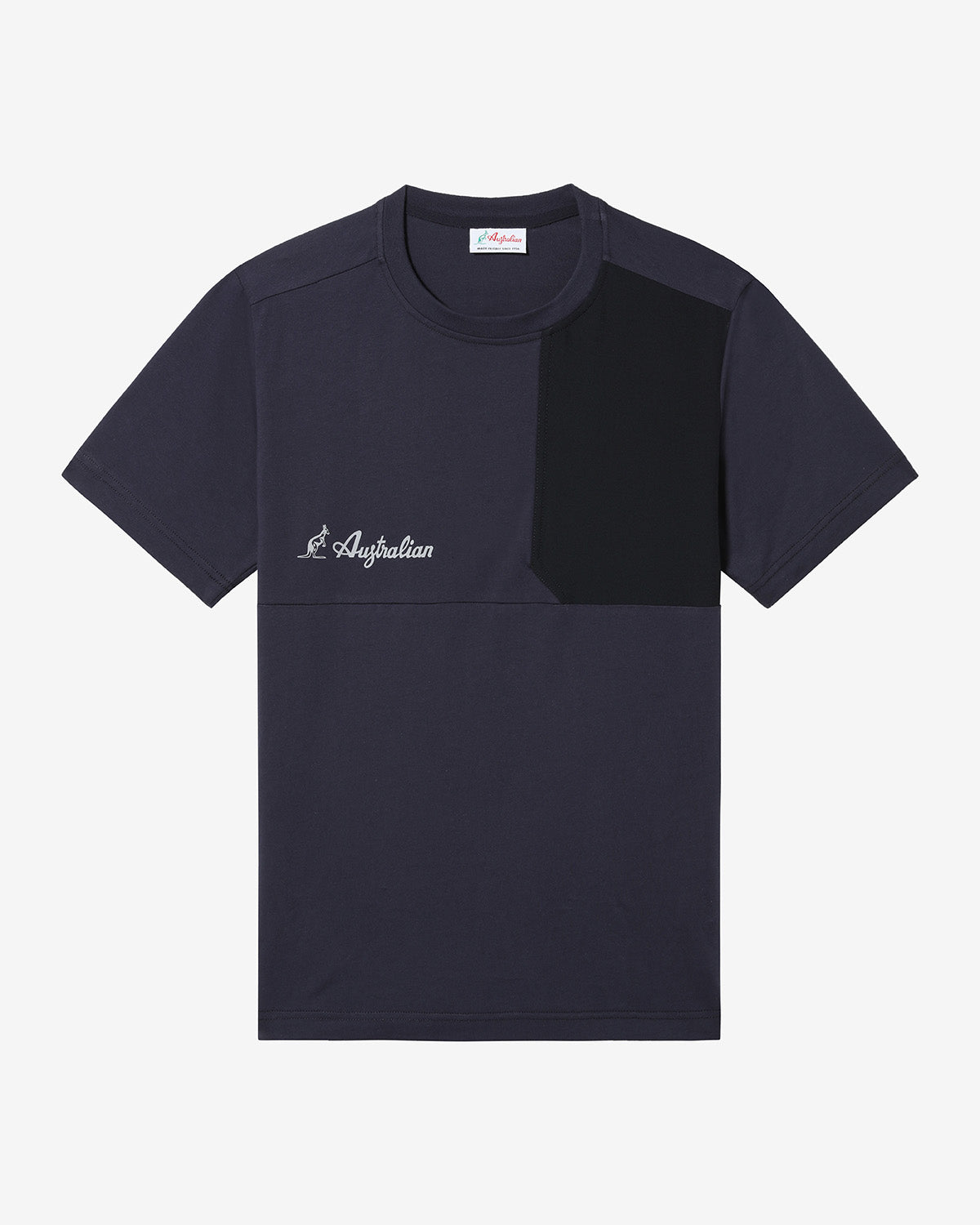 australian-tek-fleece-t-shirt-t-shirt-cotone-blu-navy image 5