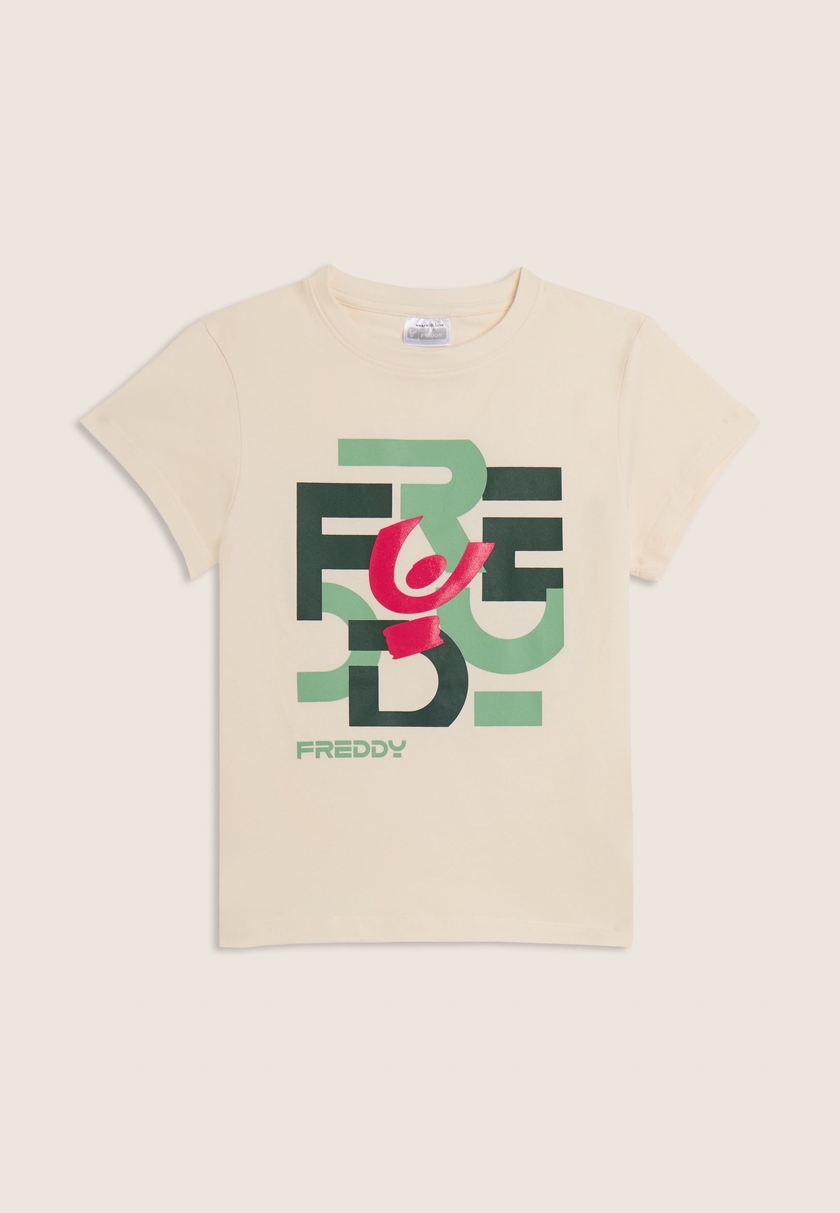freddy-t-shirt-junior-regular-con-grafica-freddy-a-lettere-sparse image 4