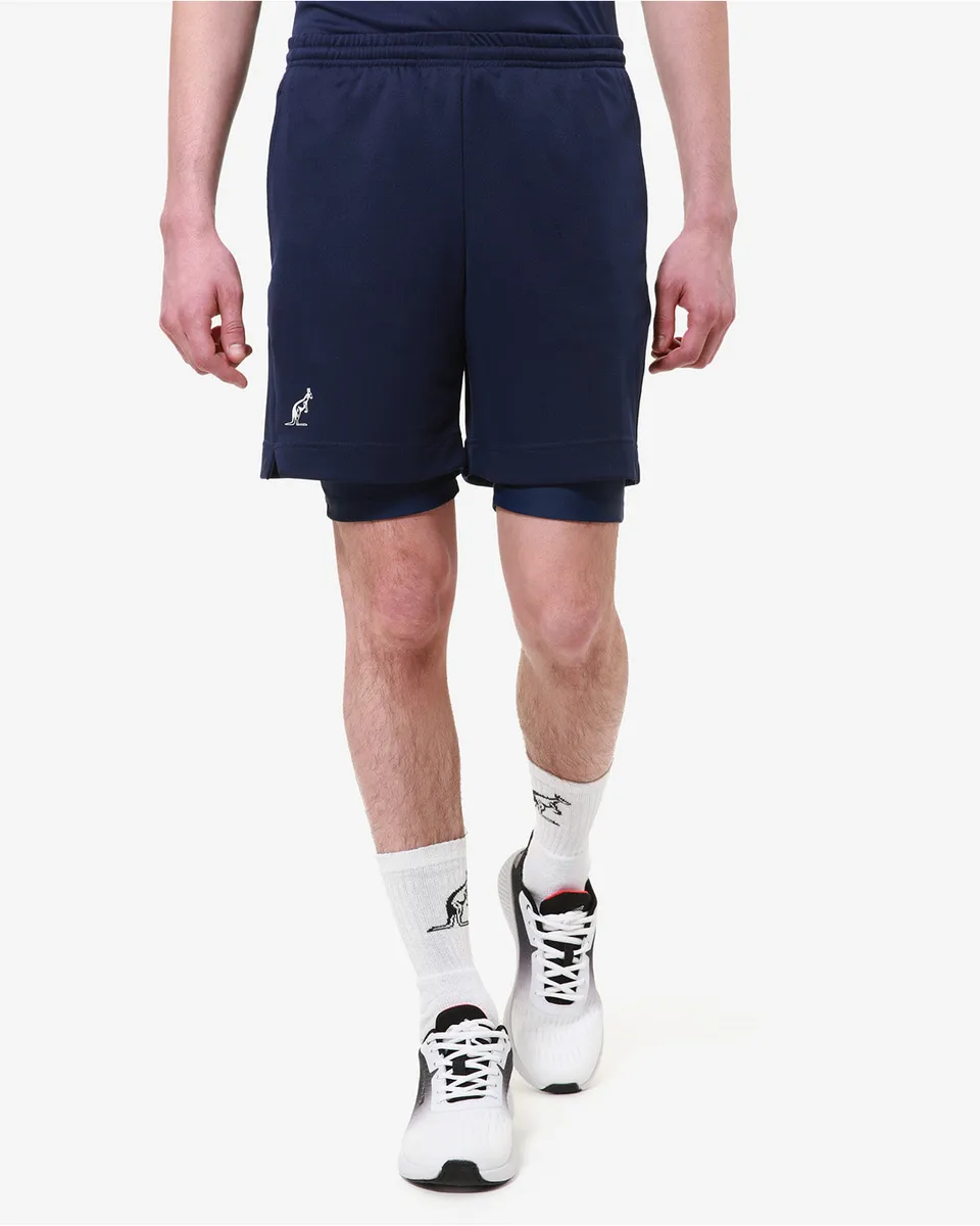 australian-double-layer-short-tennis-ace-short-tecnico-blu-cosmo image 1