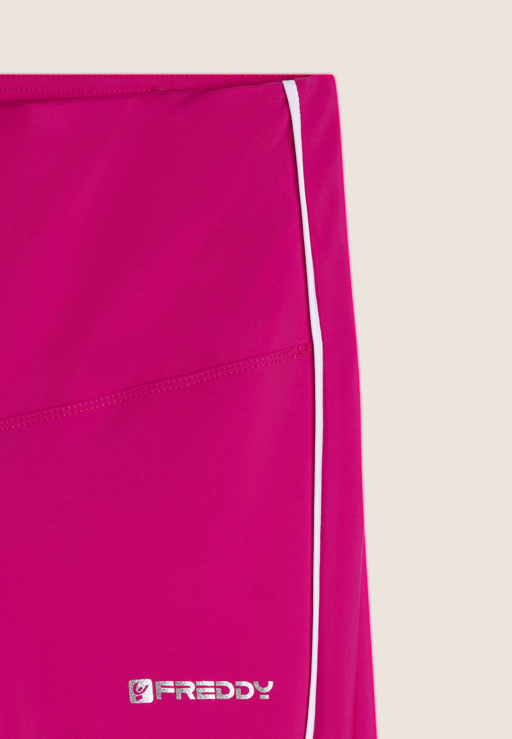freddy-leggings-7-8-vita-alta-tecnico-lucido-con-bordature-a-contrasto image 7