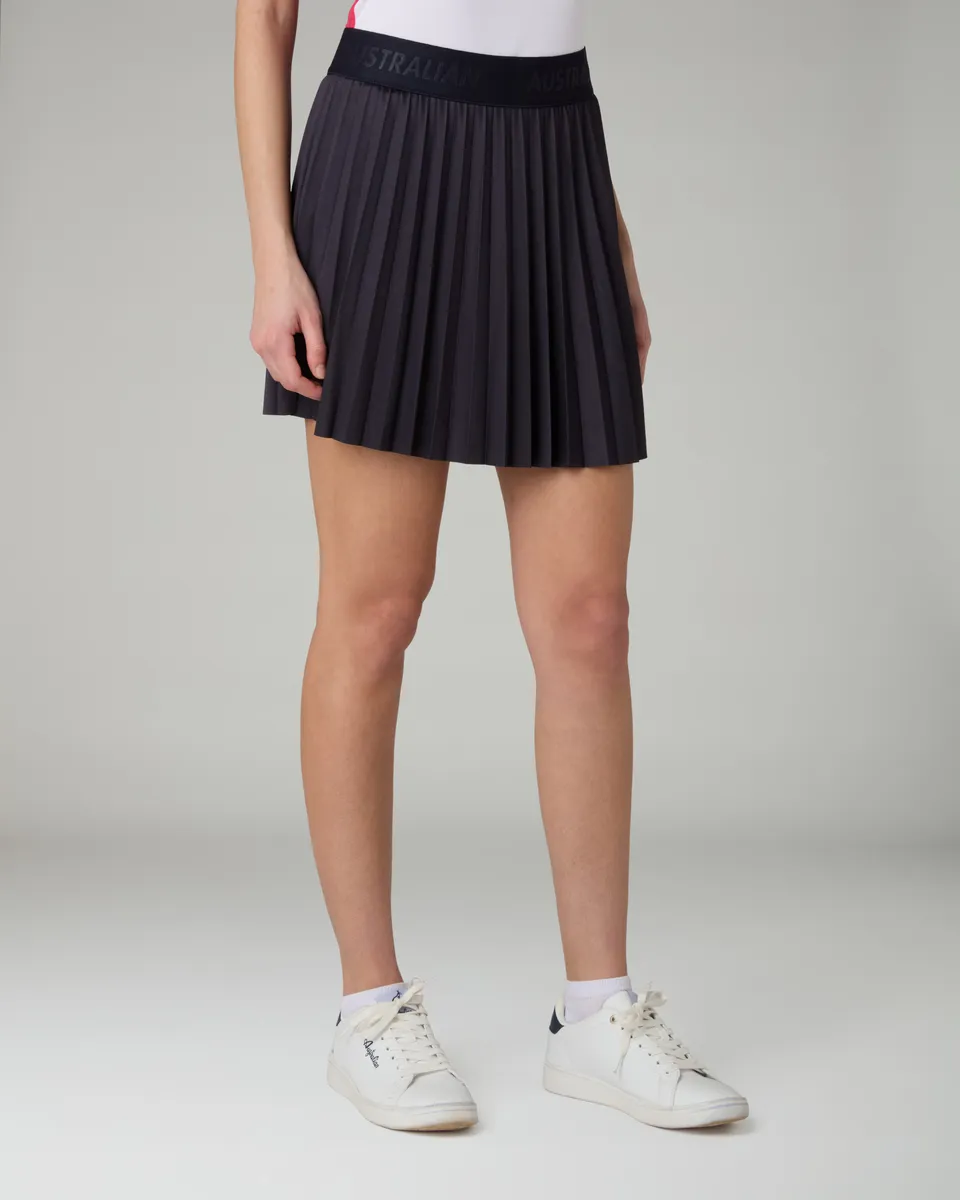 australian-twist-gonna-plissettata-con-pantaloncino-blu image 1