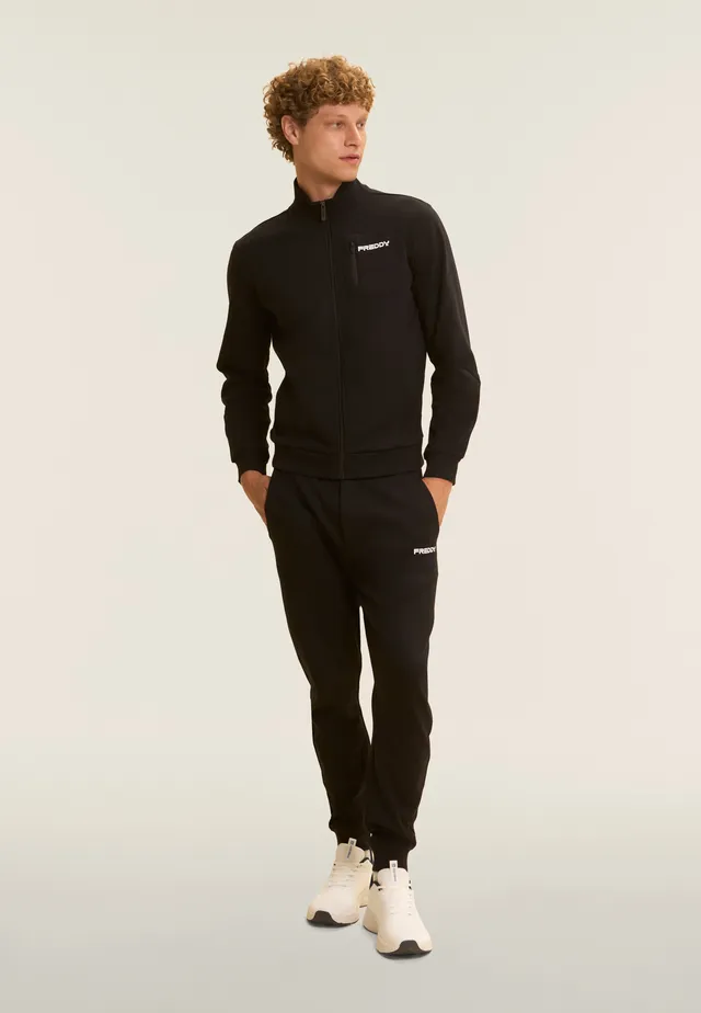 freddy-tuta-uomo-zip-e-collo-alto-in-cotone-interlock image 1