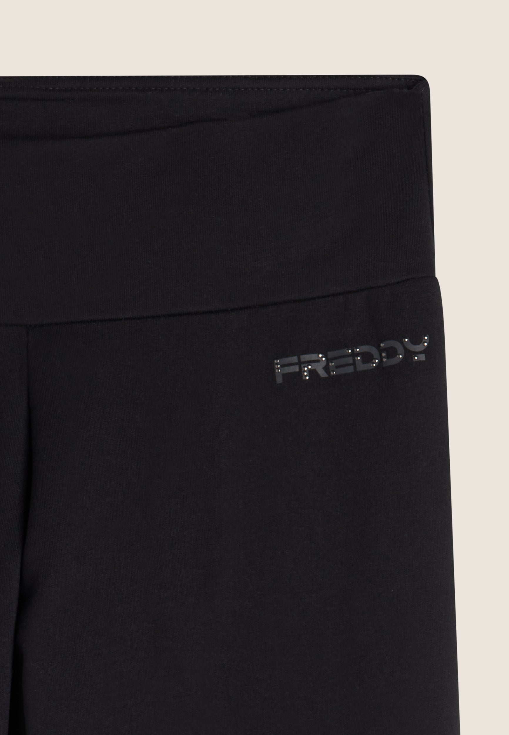 freddy-wr-up-leggings-in-felpa-garzata-con-logo-sul-fianco image 7