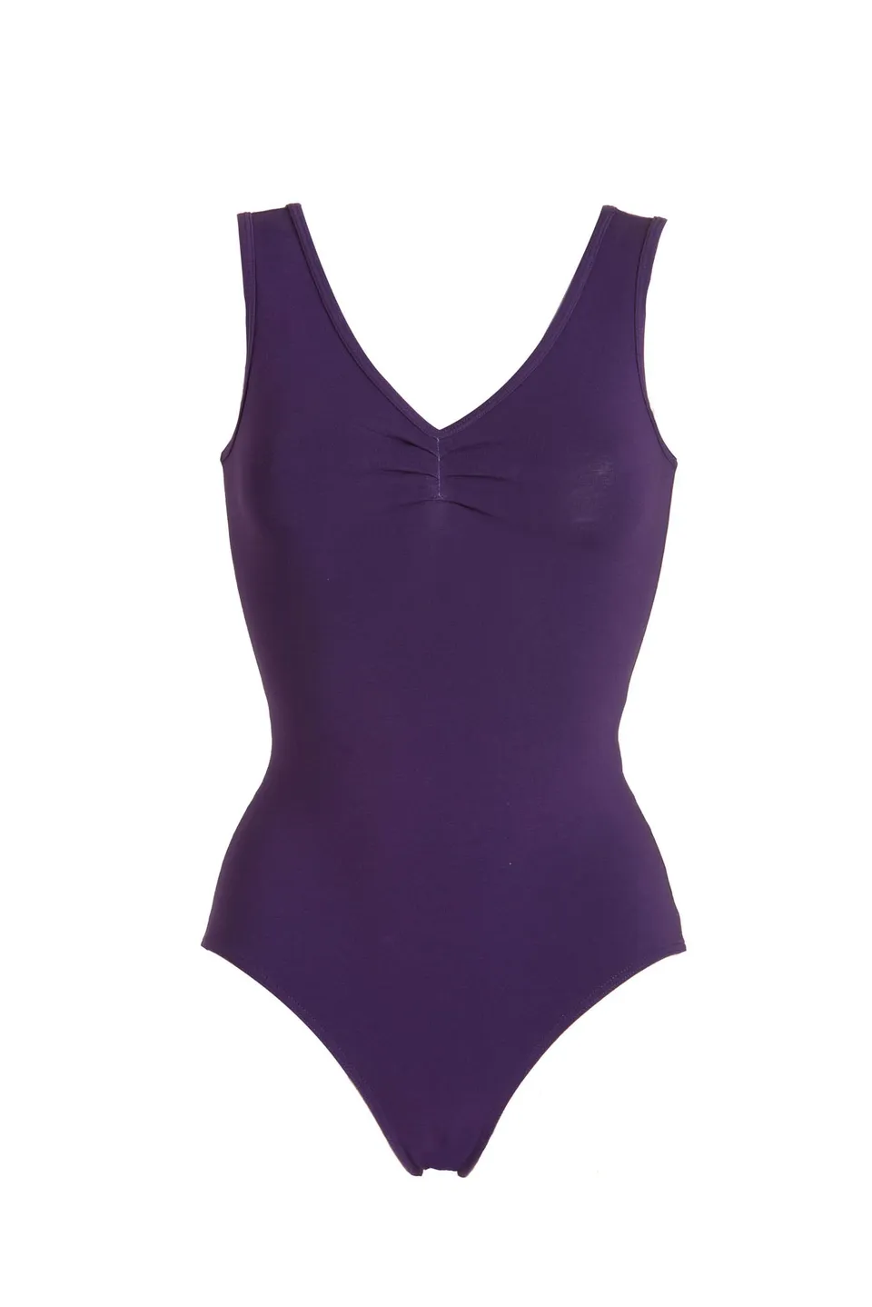 deha-t02002-body-canotta-a-v-viola-per-danza image 1