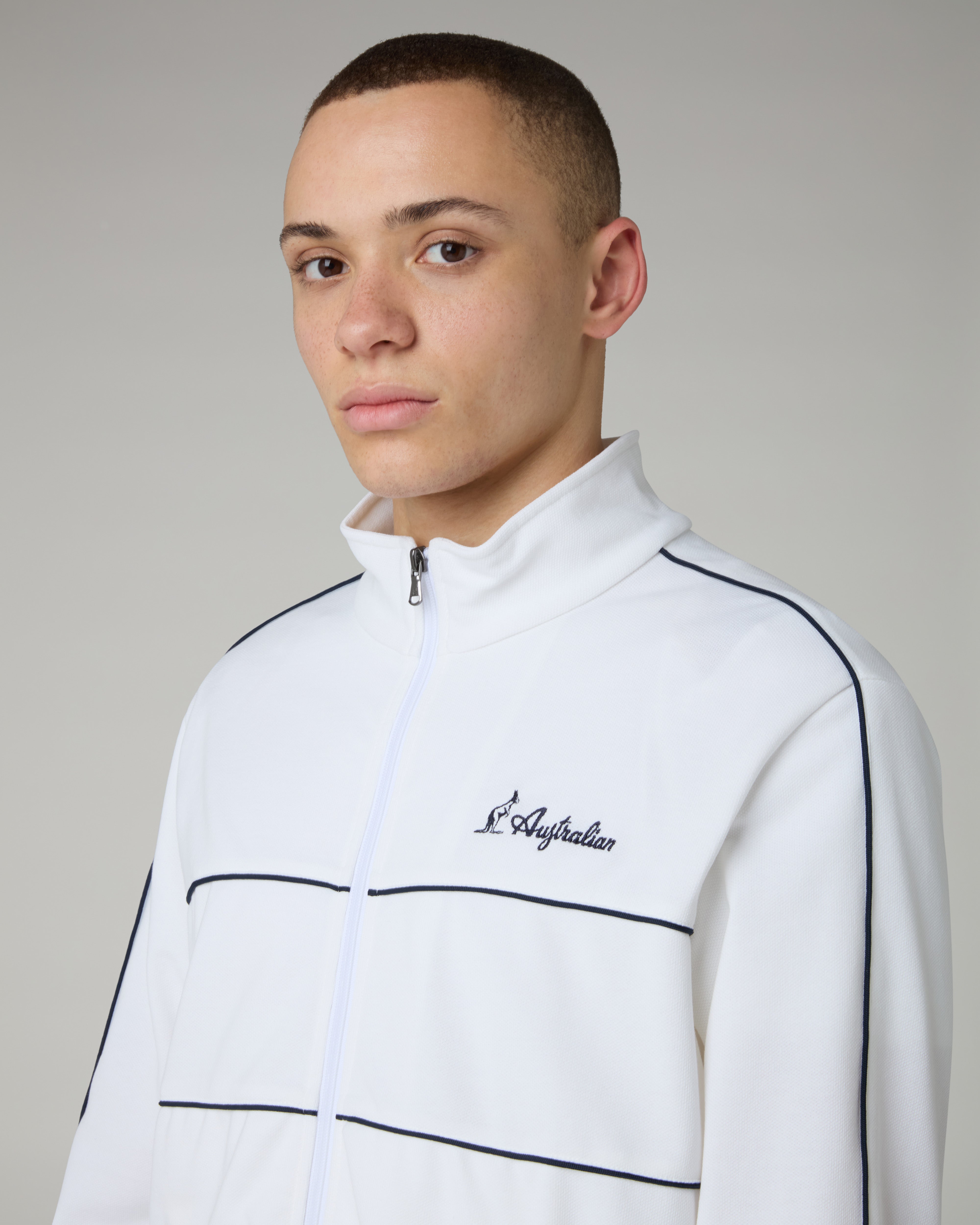 australian-mycon-piquet-tracksuit-tuta-completa-bianca image 4