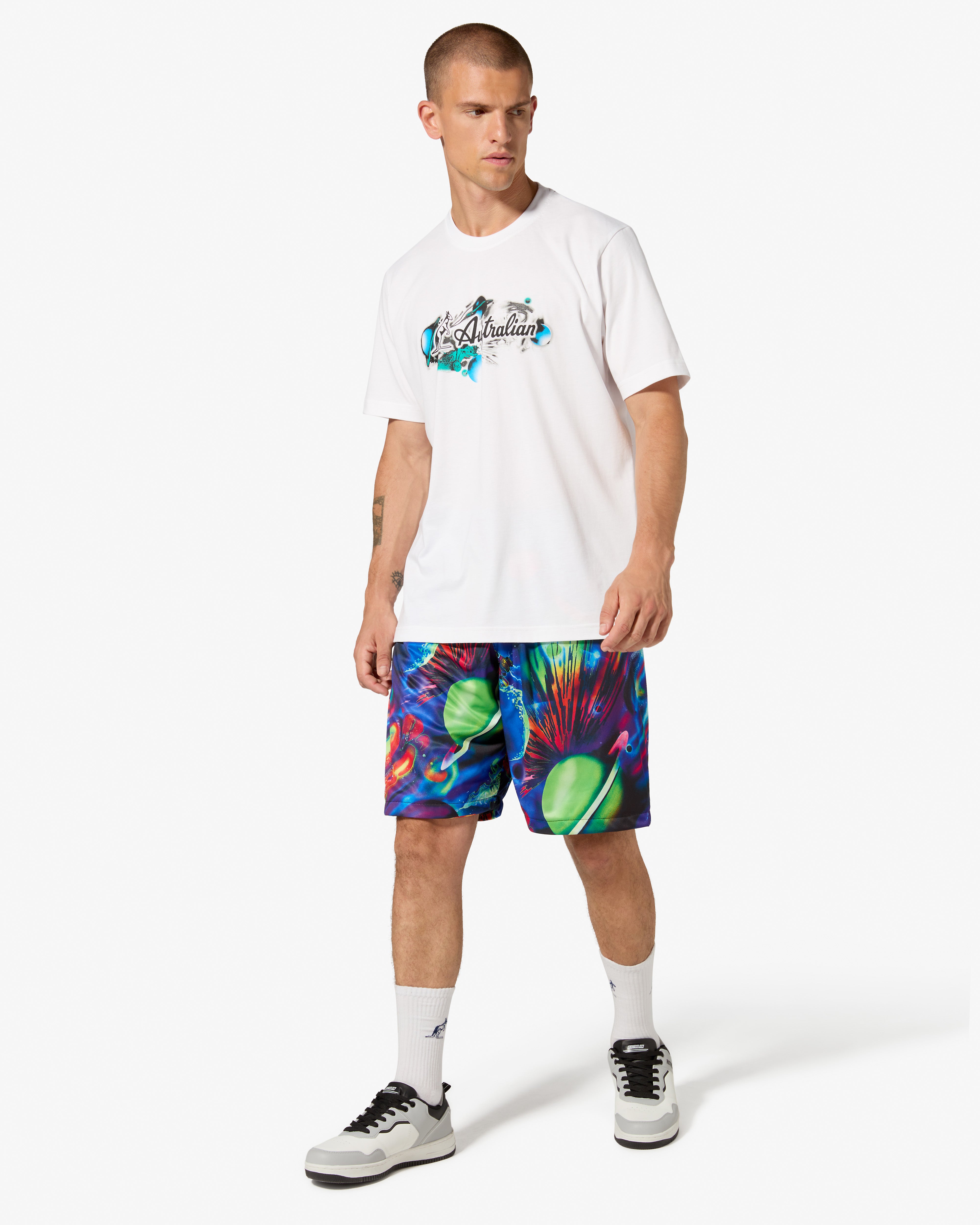 australian-planets-cotton-t-shirt-maglia-bianca-stampa image 2