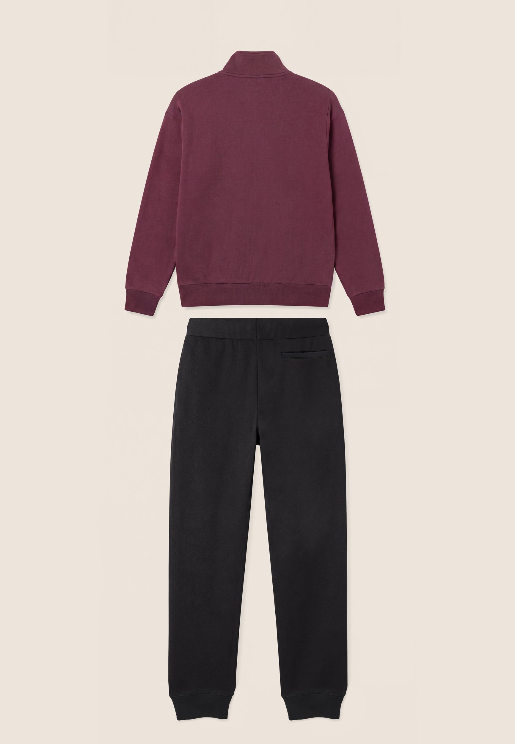 freddy-tuta-sportiva-uomo-con-zip-collo-alto-in-felpa-garzata image 2