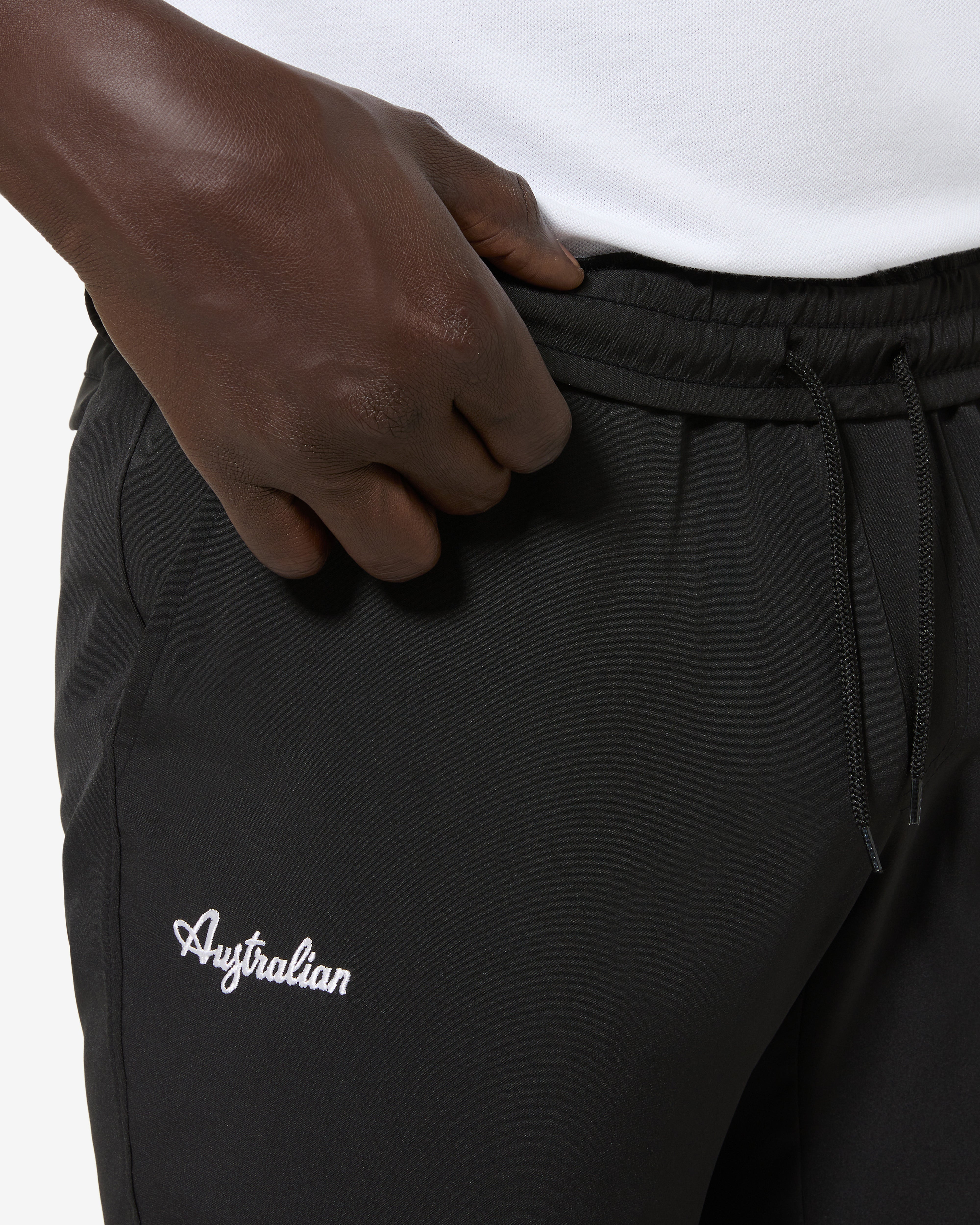 australian-easy-vinyl-track-pant-pantalone-bi-elastico-slam-nero image 4