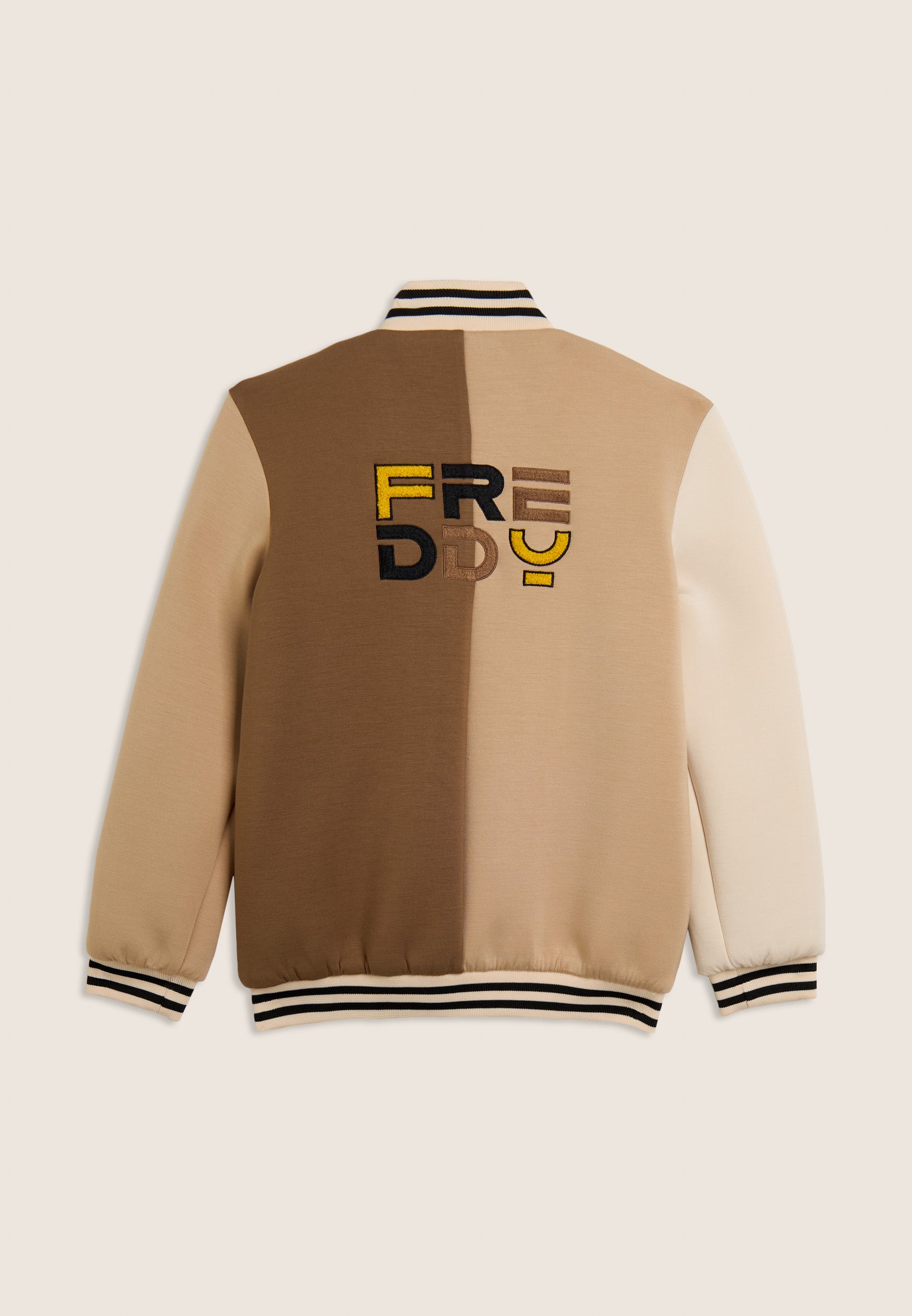 freddy-giacca-bomber-college-ragazza-in-viscosa-con-logo-posteriore image 2
