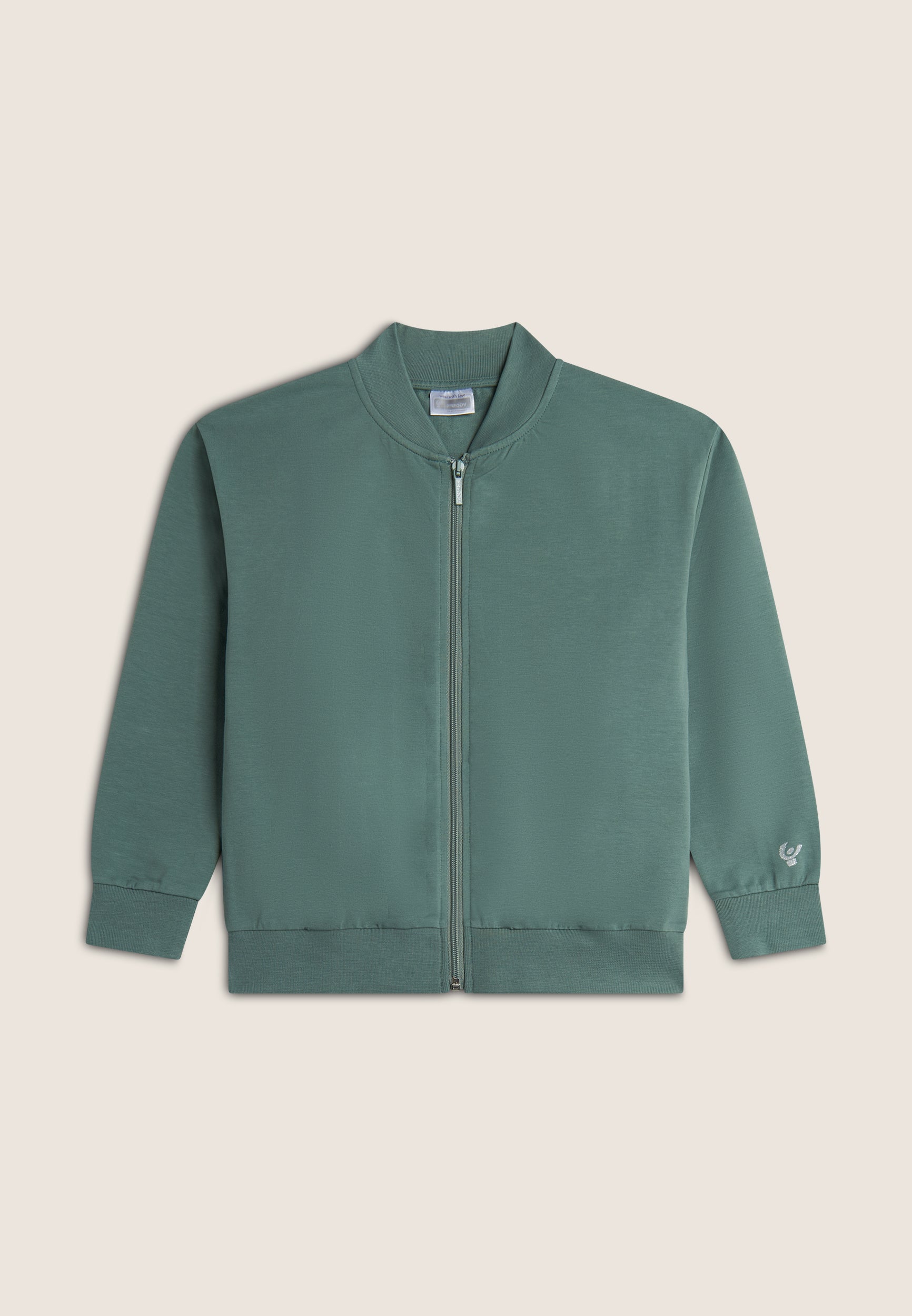 freddy-felpa-zip-stile-bomber-da-bambina-e-bambino-in-cotone image 4