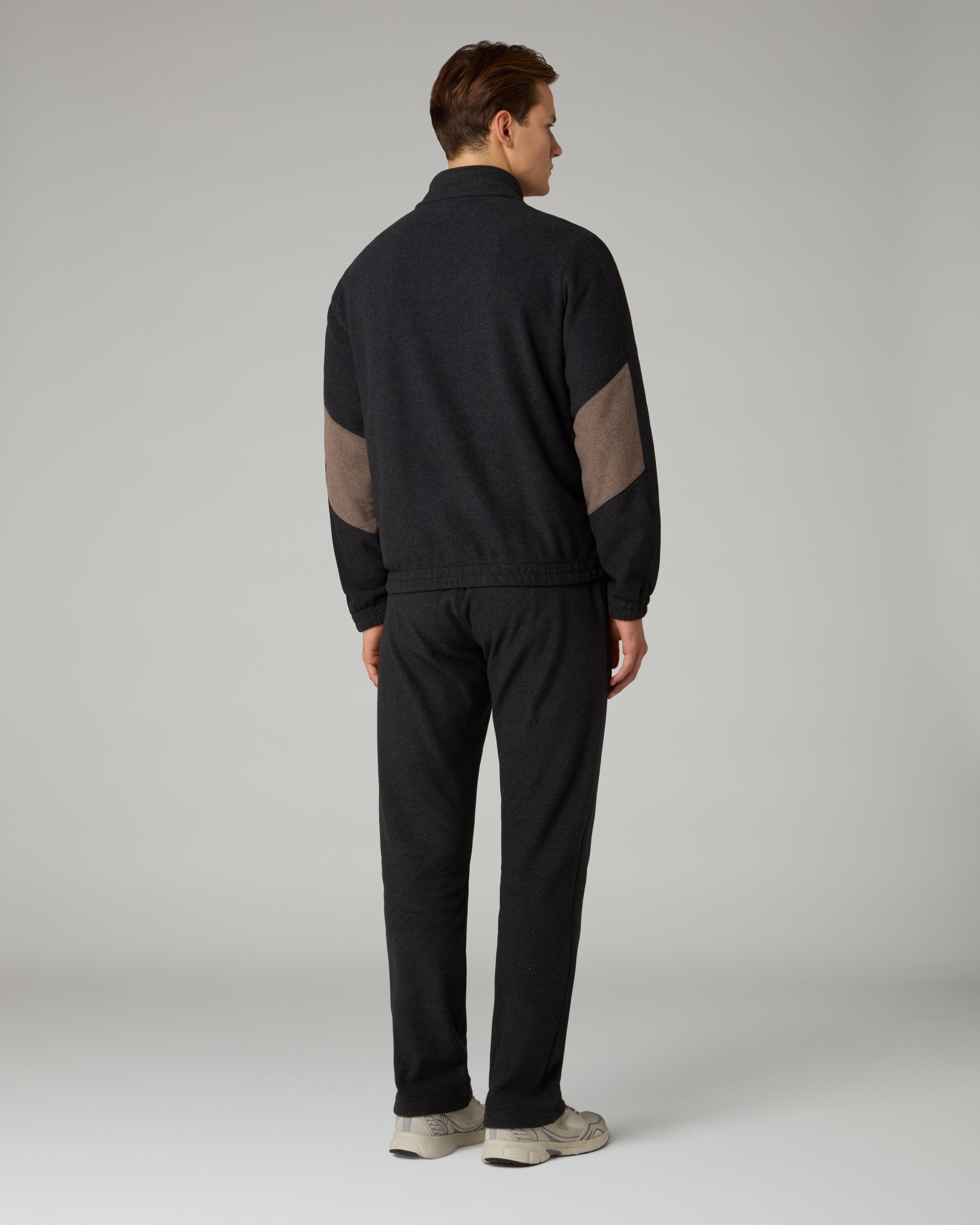australian-color-block-tuta-softech-antracite-full-zip image 2