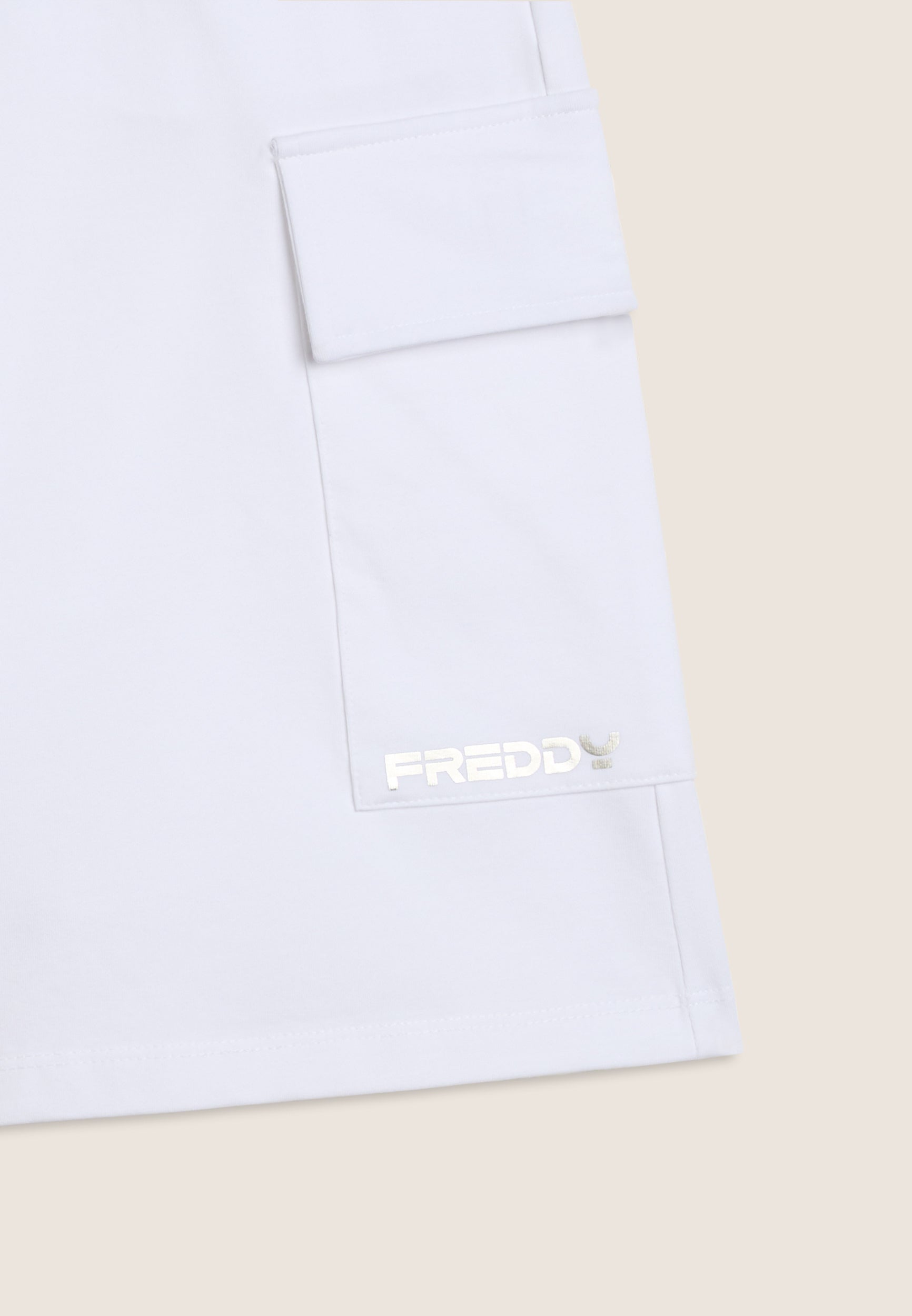 freddy-pantaloncini-corti-wide-leg-in-jersey-con-tasche-laterali image 7