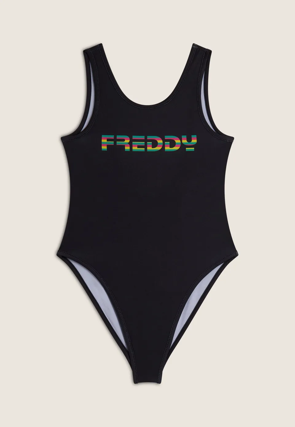 freddy-body-bambina-in-tessuto-tecnico-con-logo-freddy-colorato image 1