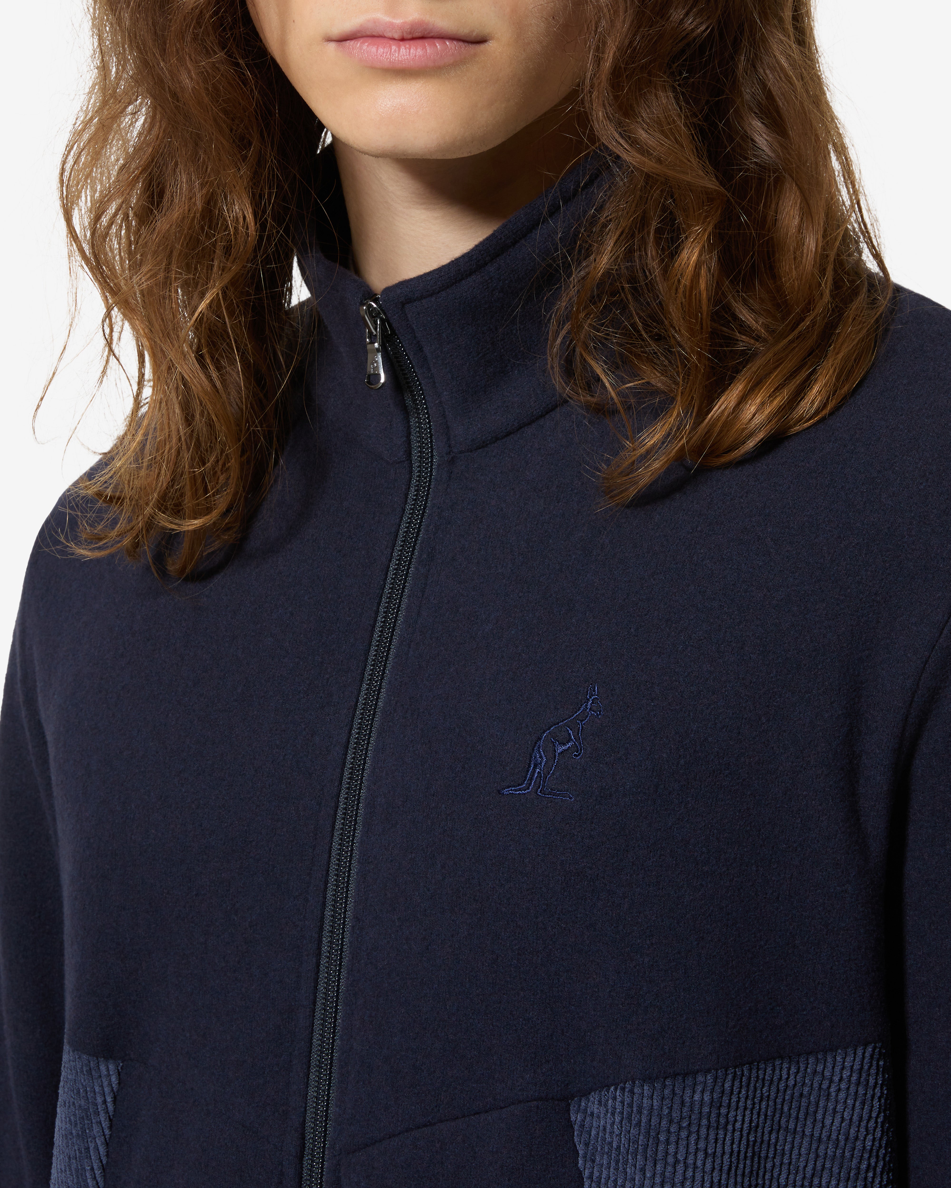 australian-serve-tracksuit-tuta-softech-velluto-blu-navy image 3