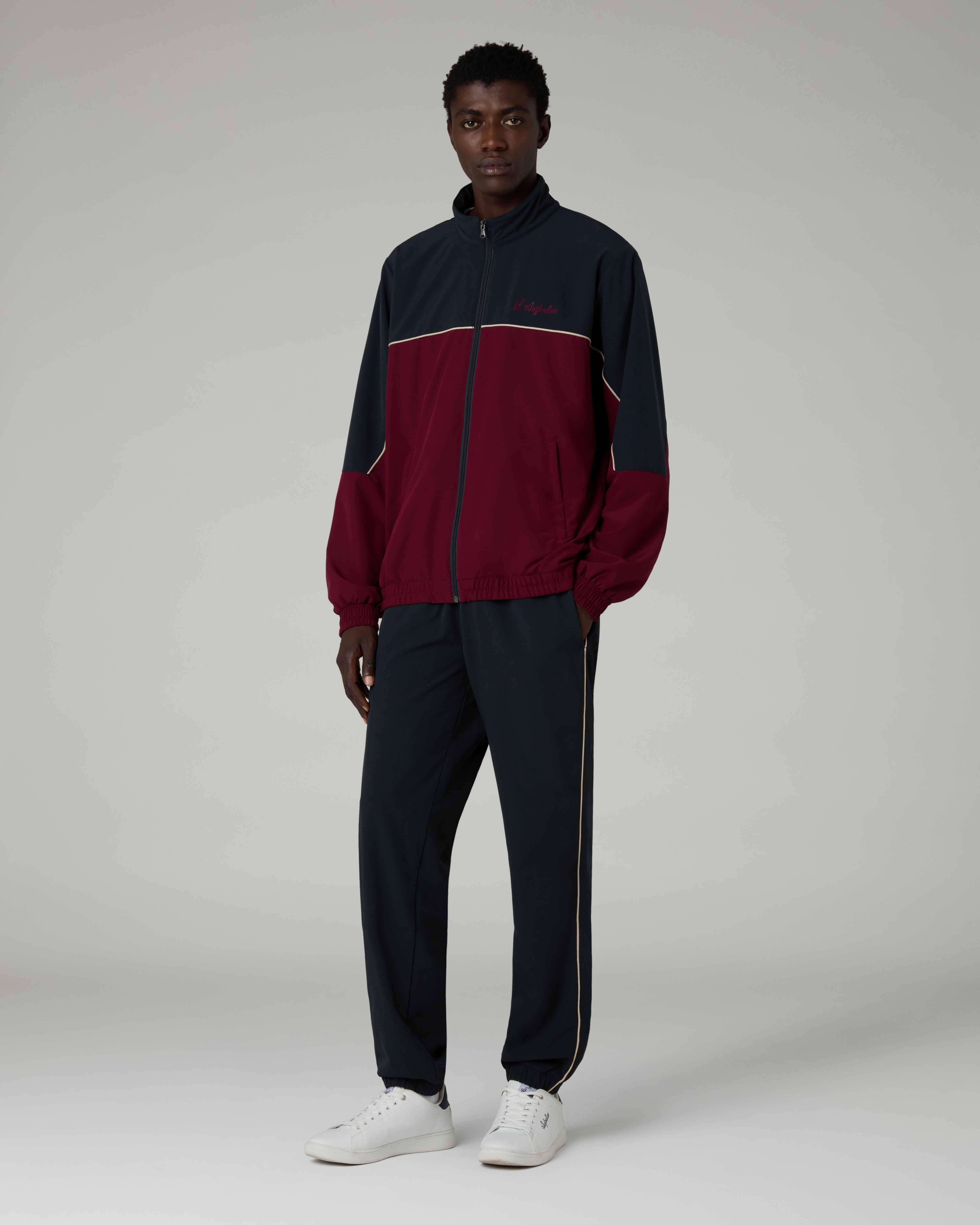 australian-color-block-slam-tracksuit-rubino-tuta-tecnica-foderata image 1