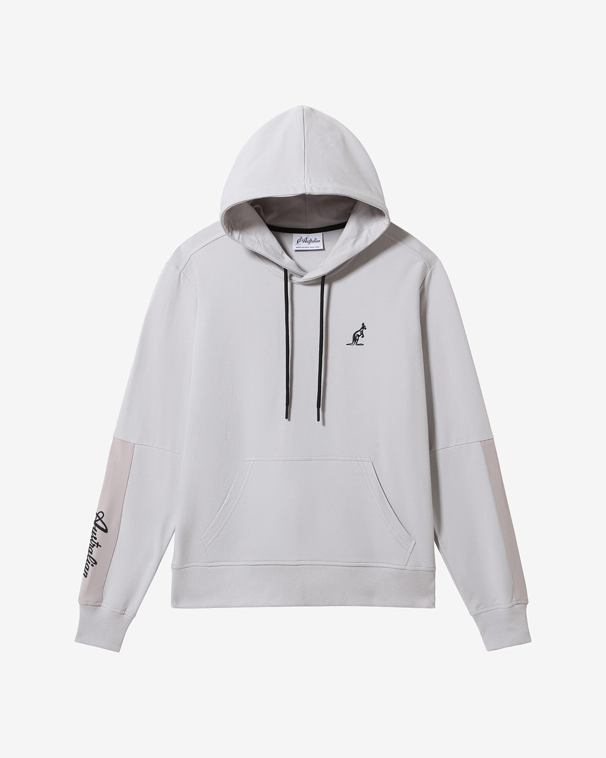 australian-city-hoodie-sportswear-felpa-cappuccio-cenere image 6