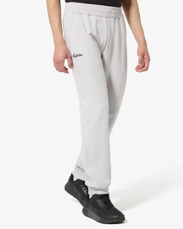 australian-essential-track-pant-pantalone-in-felpa-slim-fit-cenere image 1