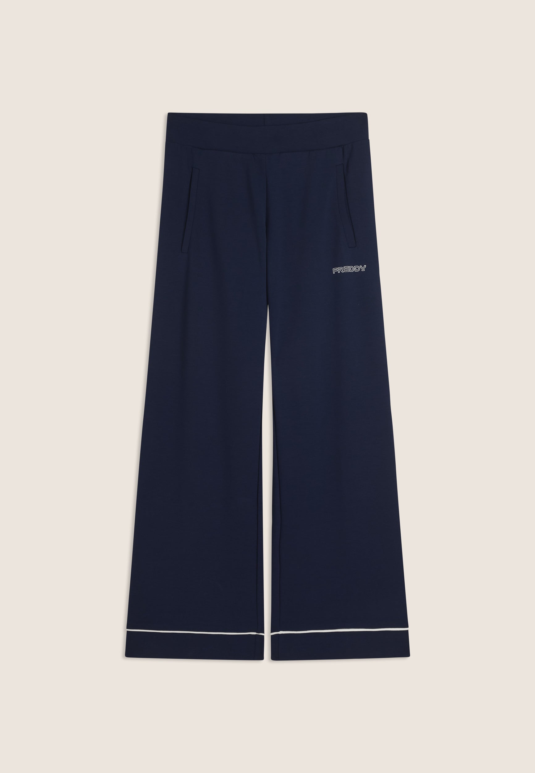 freddy-pantaloni-sportivi-wide-leg-cropped-in-interlock-stretch-con-piping image 8
