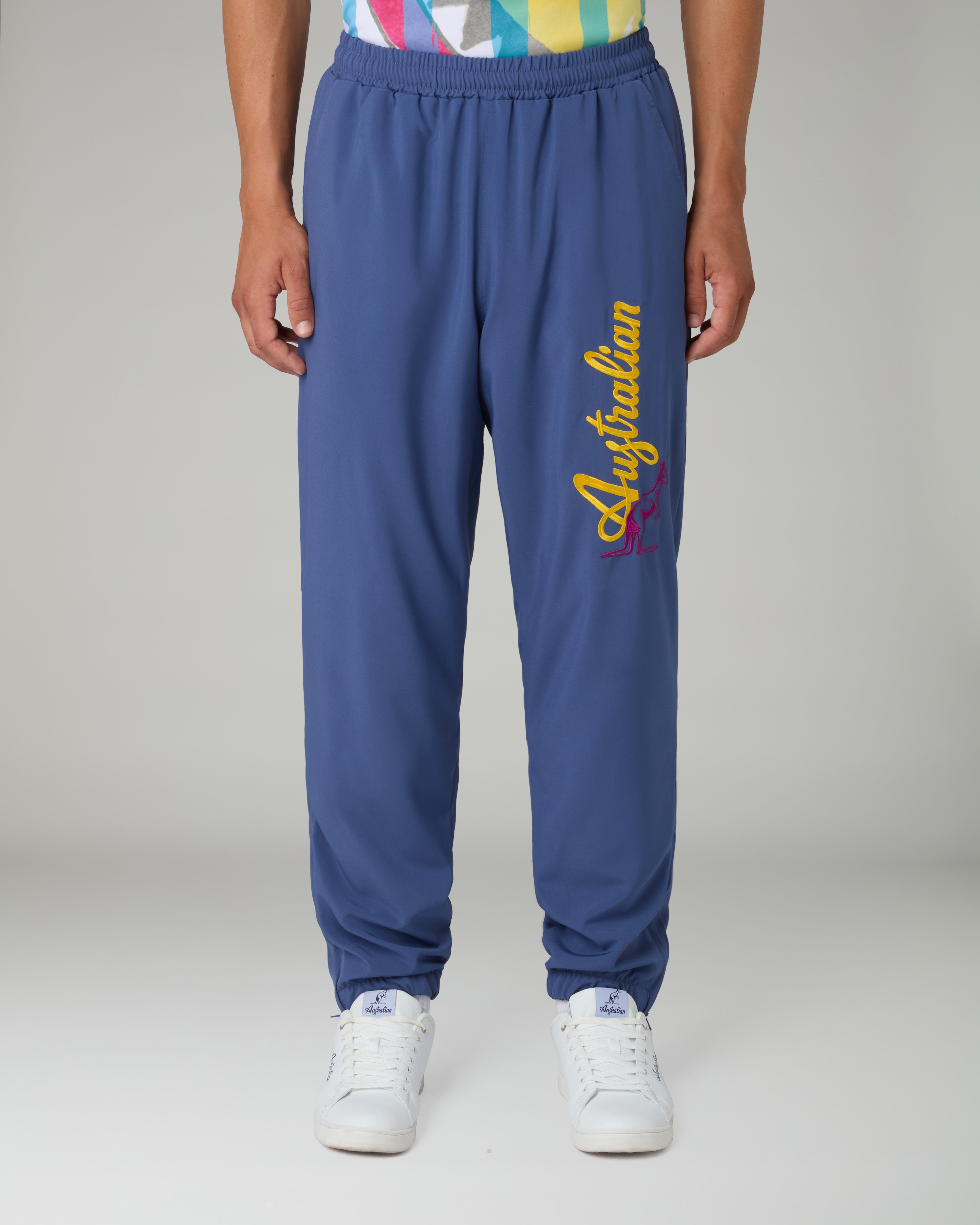 australian-bumper-logo-slam-track-pant-pantalone-bi-elastico image 1