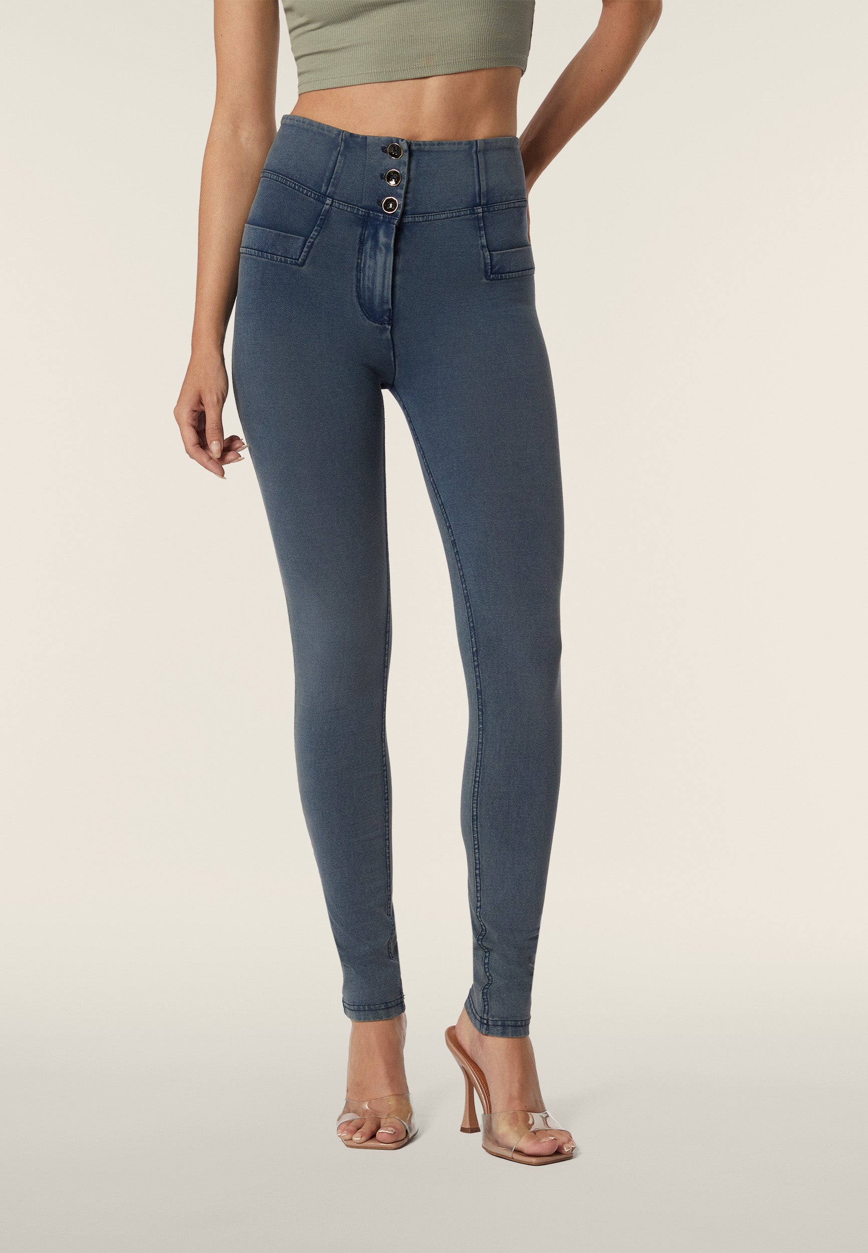 freddy-jeggings-push-up-wr-up-skinny-vita-alta-con-taschine image 1