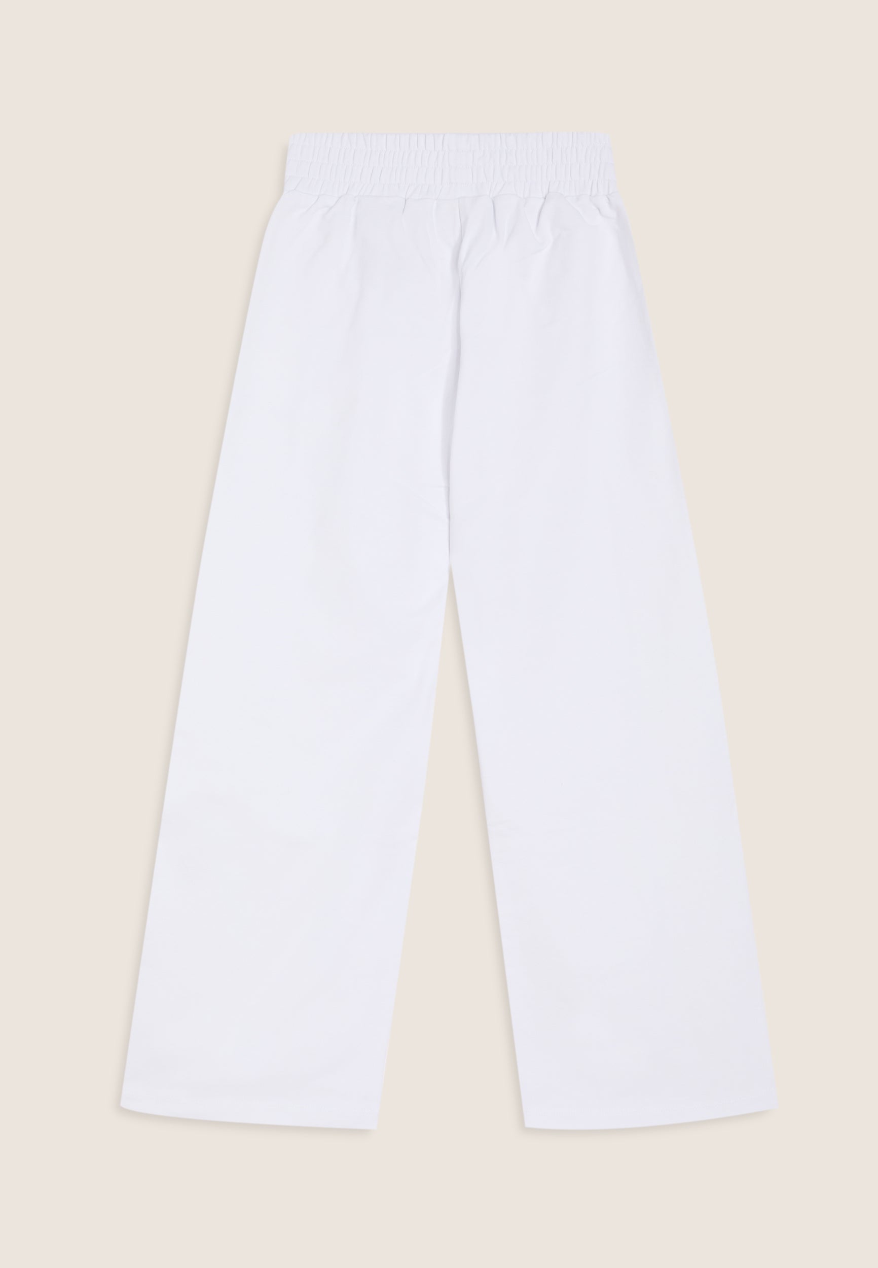 freddy-pantaloni-bambina-wide-leg-cotone-elasticizzato-logo-verticale image 2