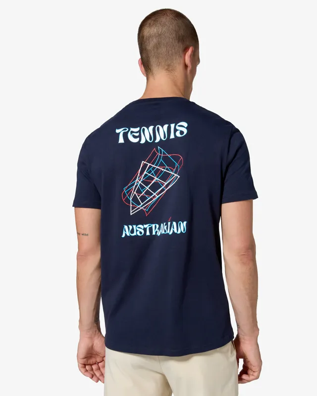 australian-prospect-court-t-shirt-cotone-blu-navy-regular-fit image 1