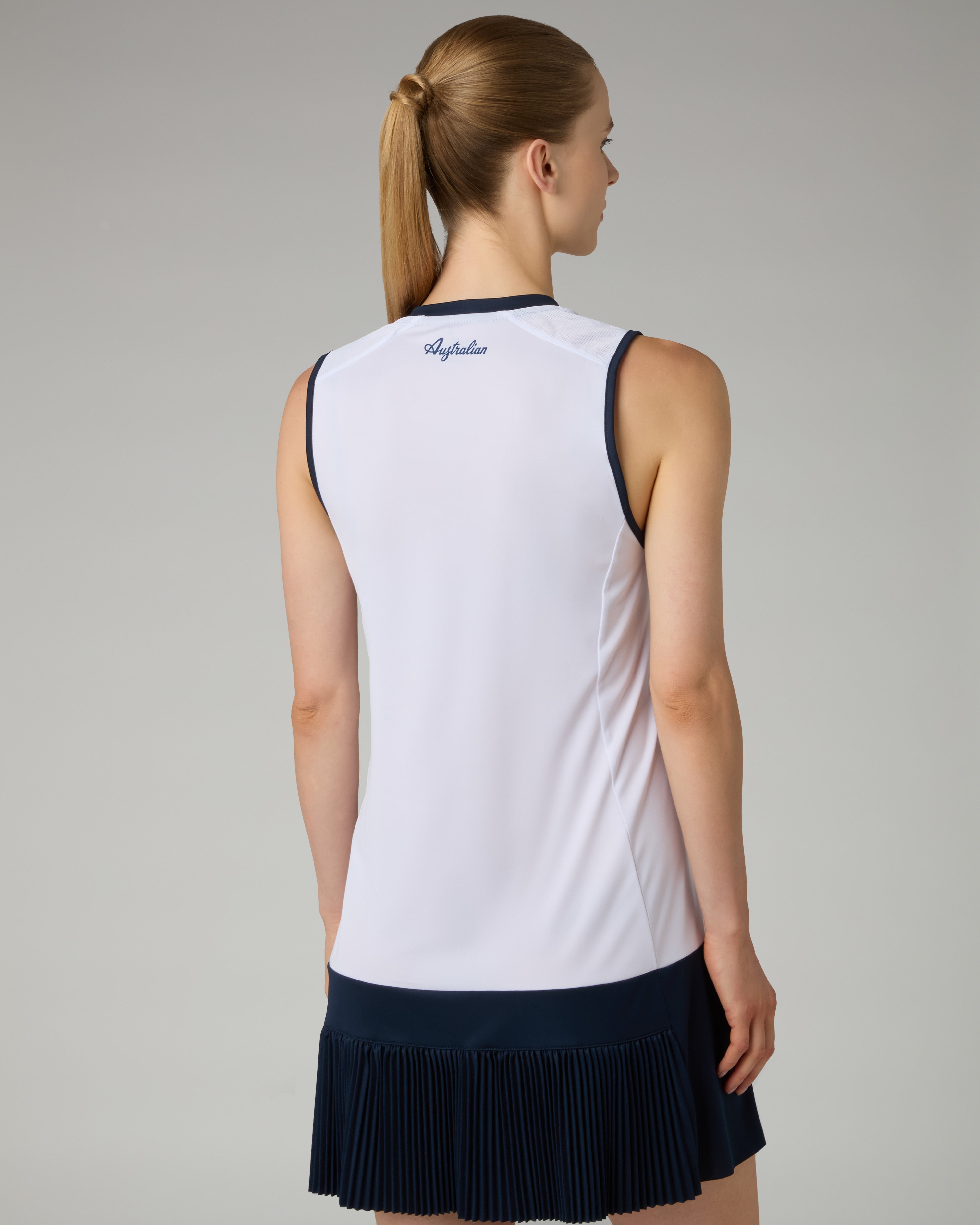 australian-perfect-dress-abito-tennis-elasticizzato-bianco image 3