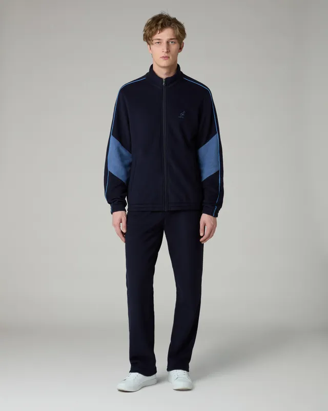 australian-color-block-softech-tracksuit-tuta-calda-blu-navy image 1