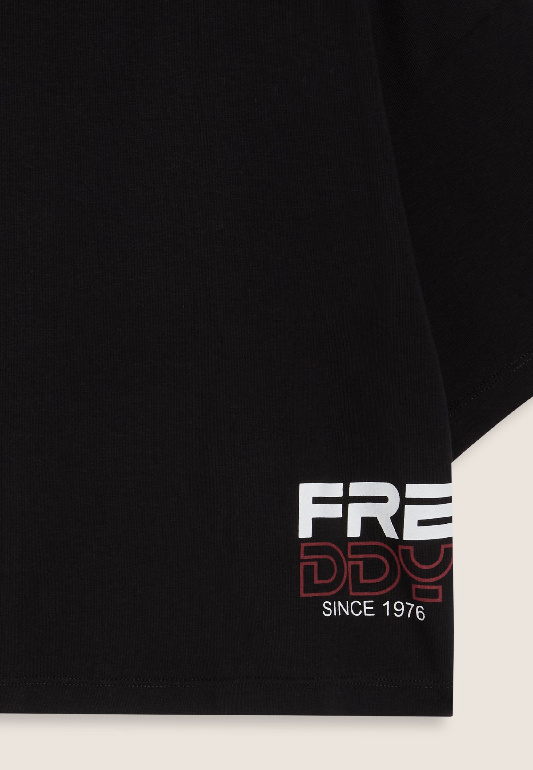 freddy-t-shirt-bambina-oversize-cropped-con-logo-laterale image 3