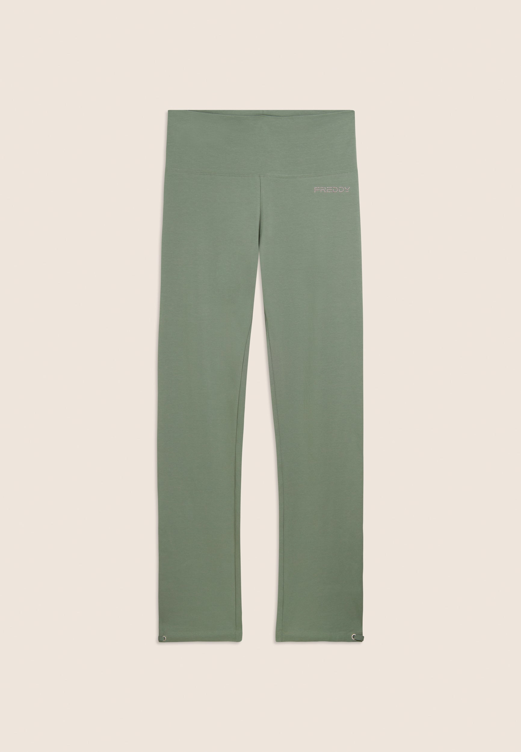 freddy-pantaloni-sportivi-donna-in-jersey-stretch-con-fondo-regolabile image 5