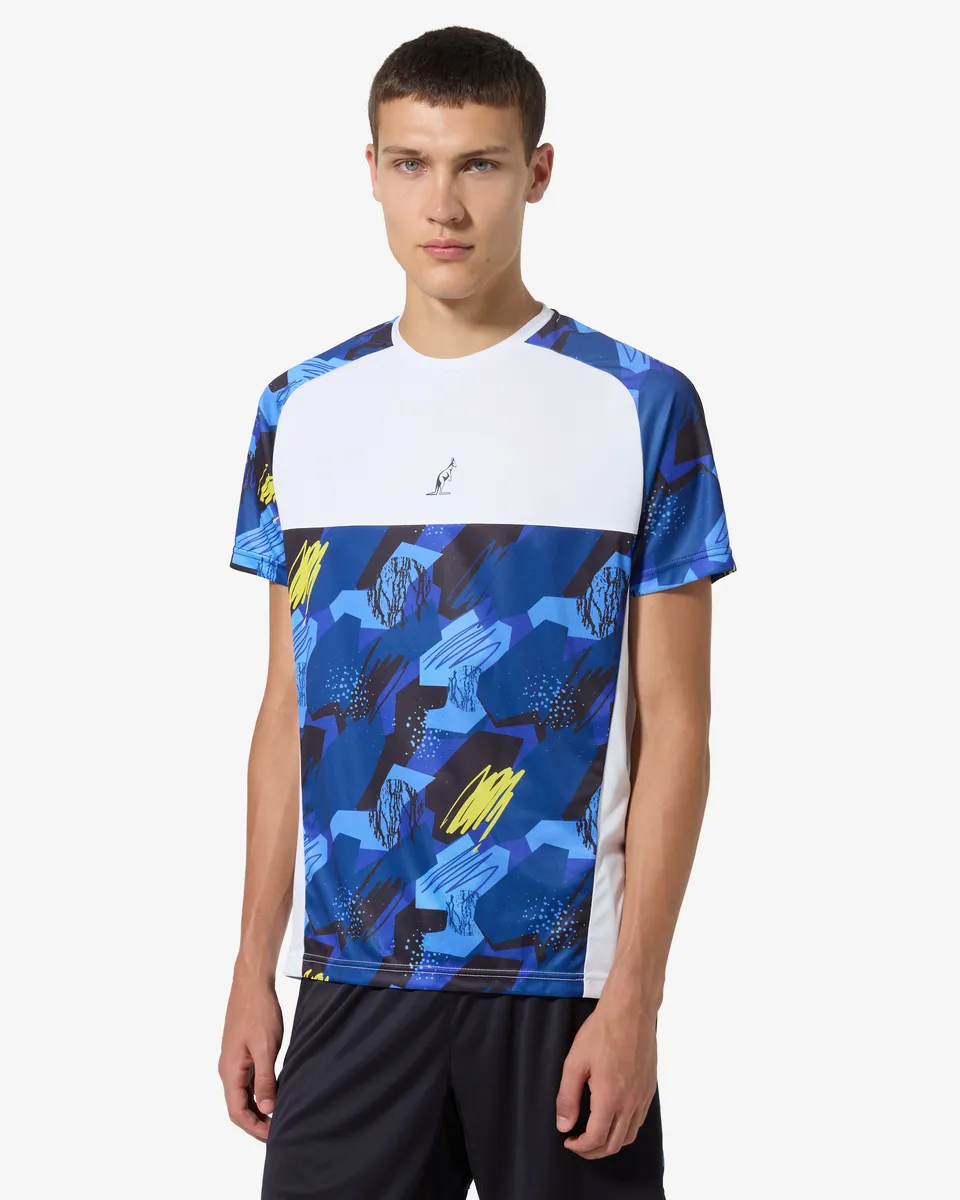 australian-scribble-t-shirt-t-shirt-tecnica-ace-bianca-made-in-italy image 1