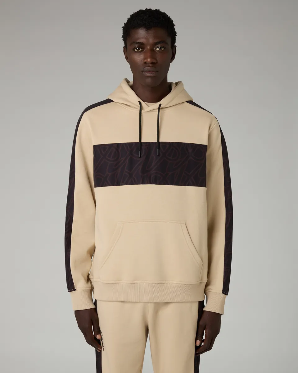 australian-iconissima-hoodie-felpa-cappuccio-sabbia-made-in-italy image 1