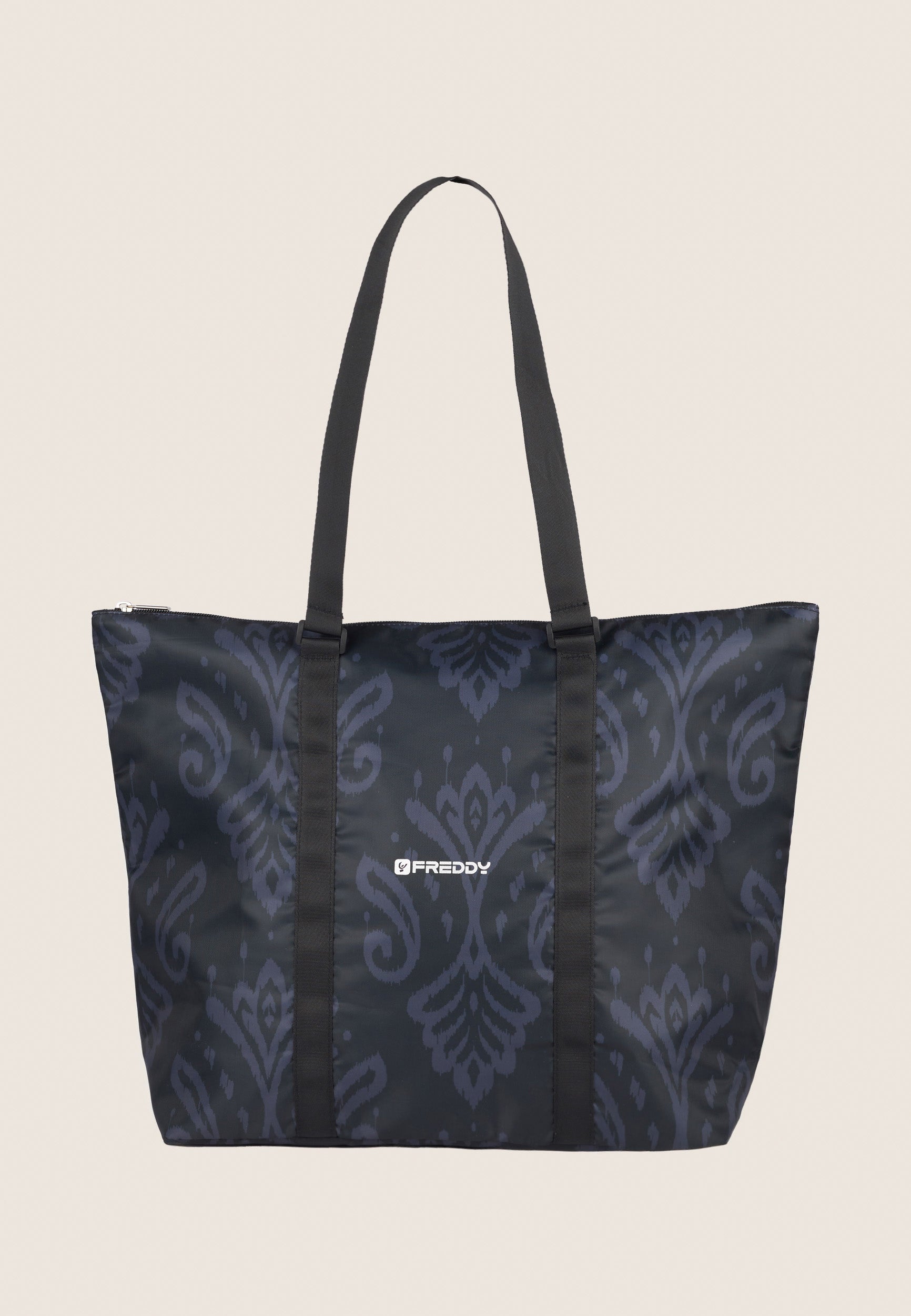 freddy-borsa-shopper-fantasia-floreale-con-zip-35-x-13-x-36-cm image 1