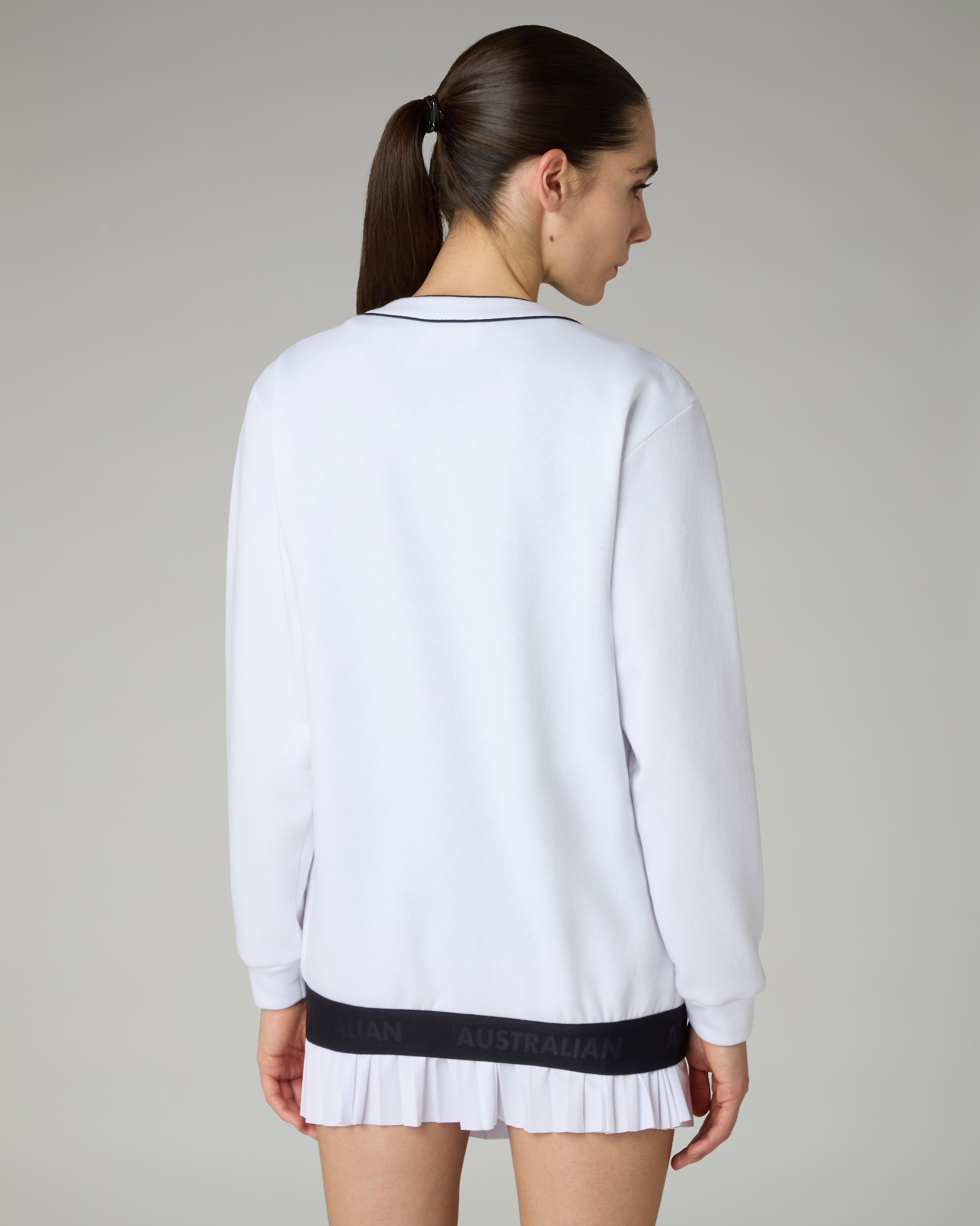 australian-classic-cardigan-felpa-invernale-bianca image 3