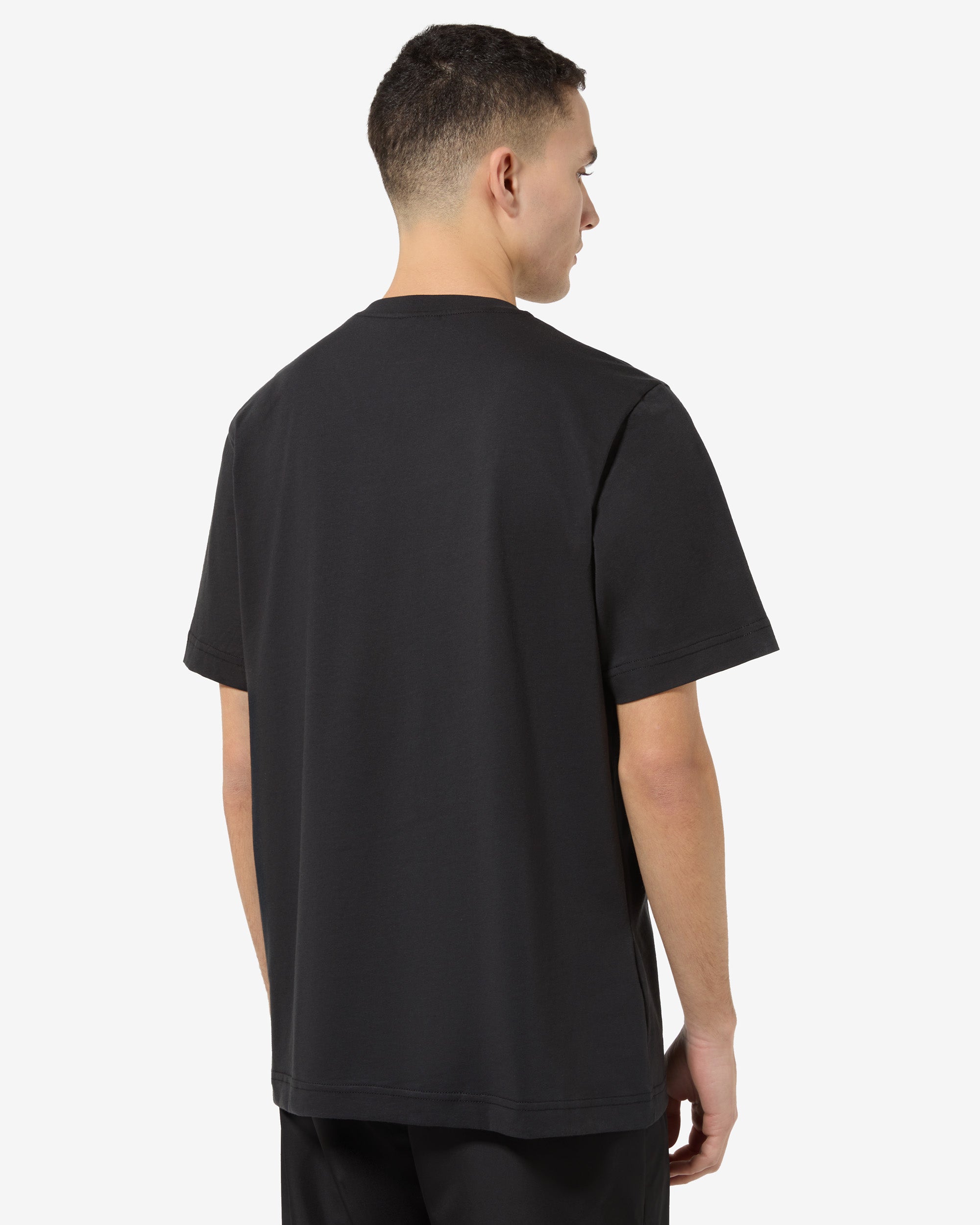 australian-ethnic-t-shirt-maglietta-cotone-nera-stampa-petto image 3
