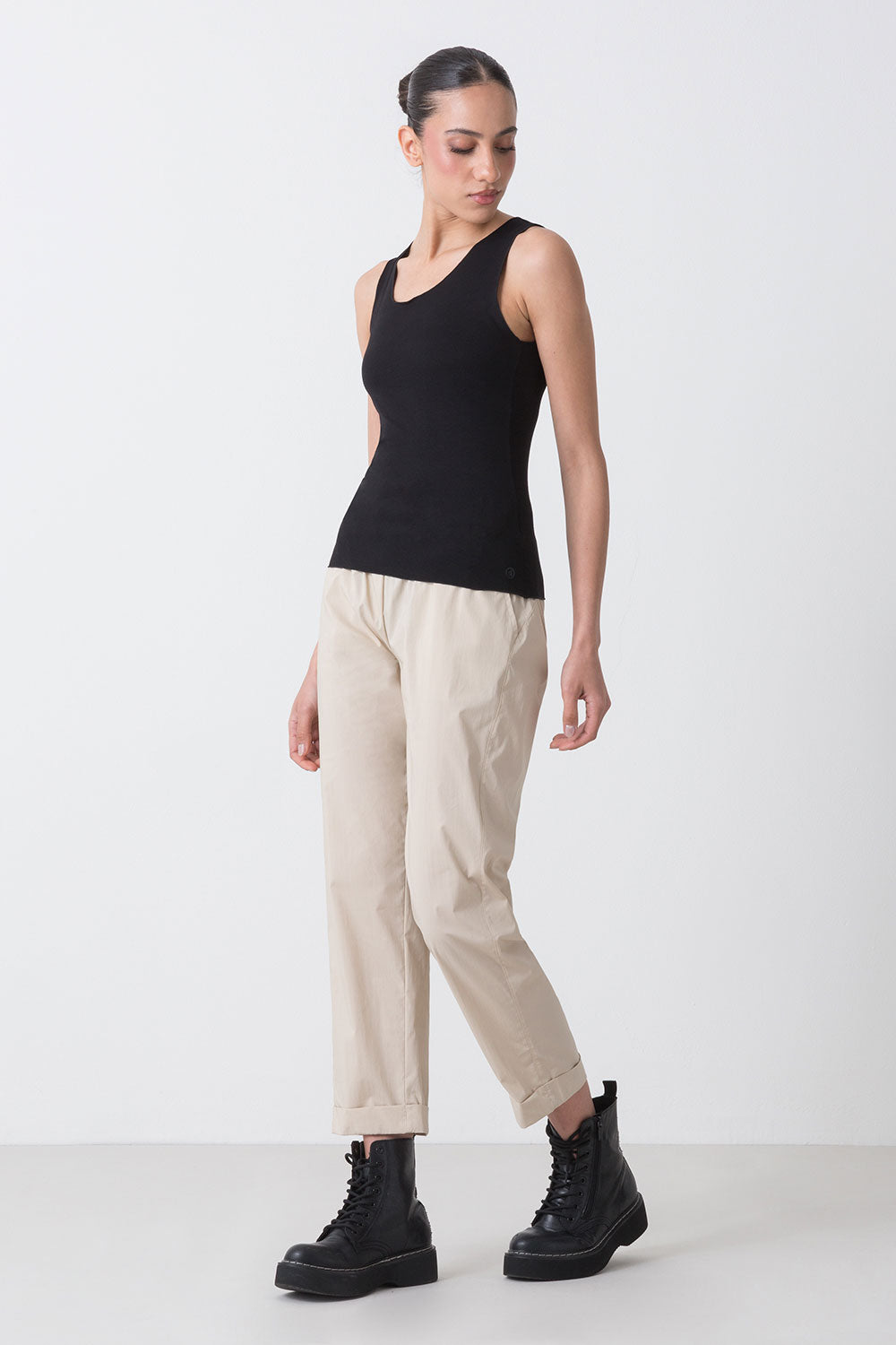 dimensione-danza-basic-canotta-in-jersey-elasticizzato-canotta-donna-aderente image 2