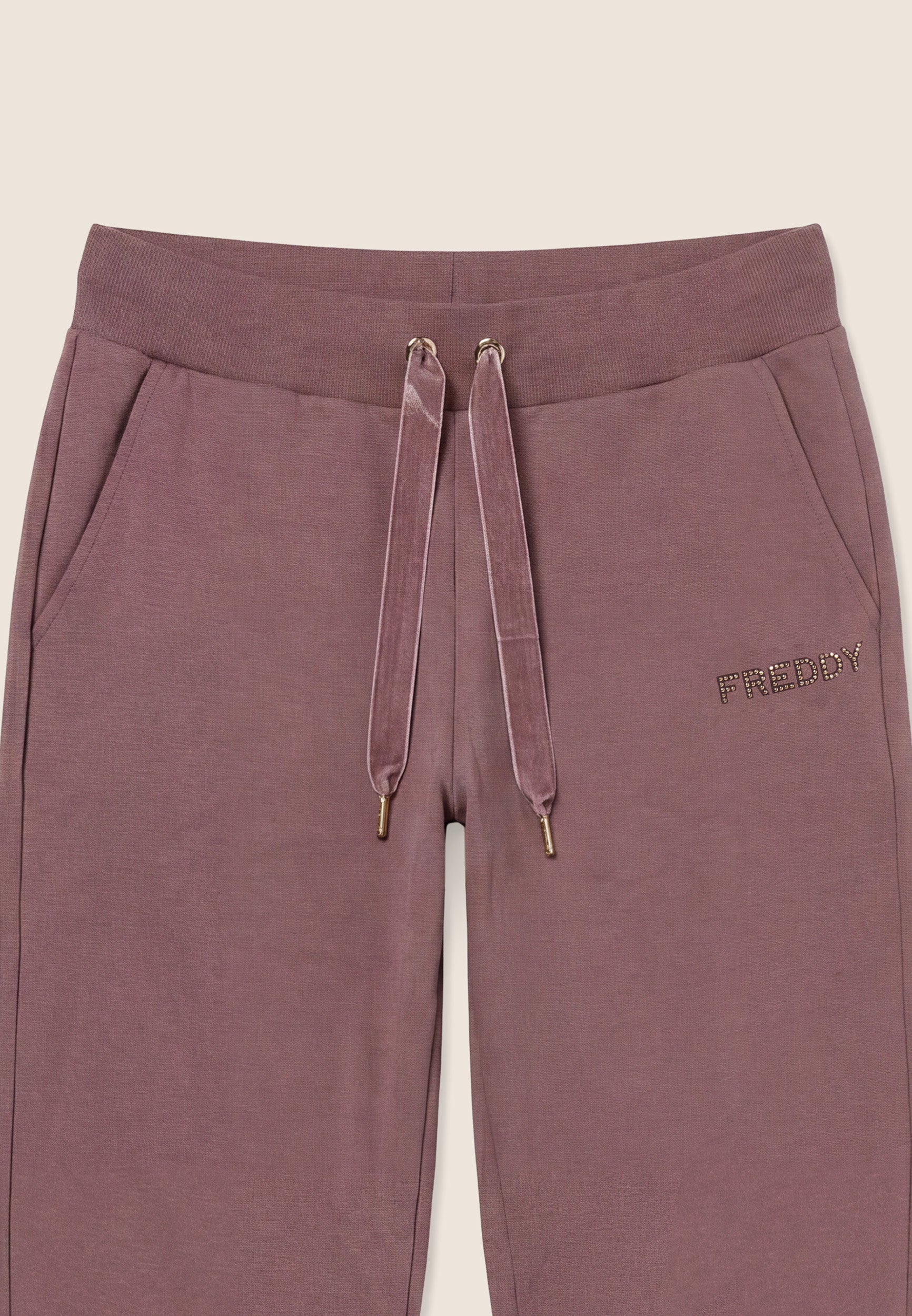 freddy-pantaloni-sportivi-regular-polsino-donna-felpa-garzata image 3