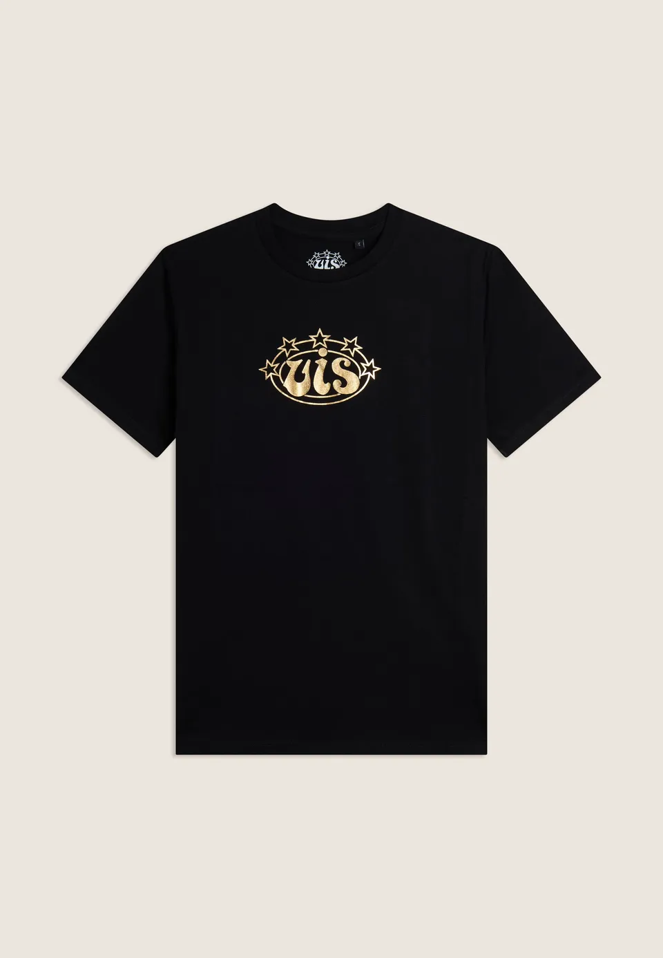 freddy-t-shirt-donna-cotone-stile-boxe-logo-vis-oro image 1