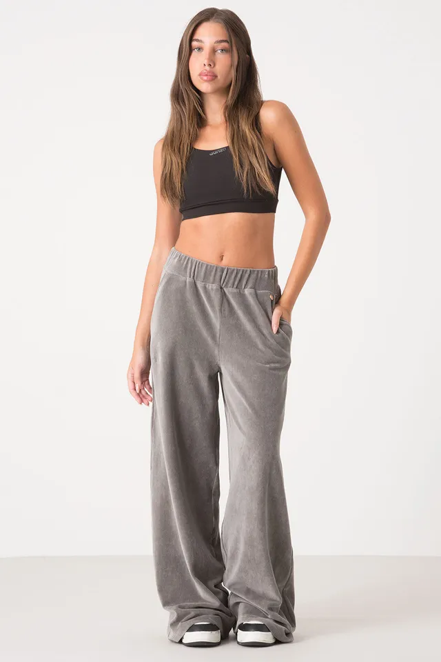 dimensione-danza-pantalone-ampio-in-velluto-leggero-a-coste-donna image 1