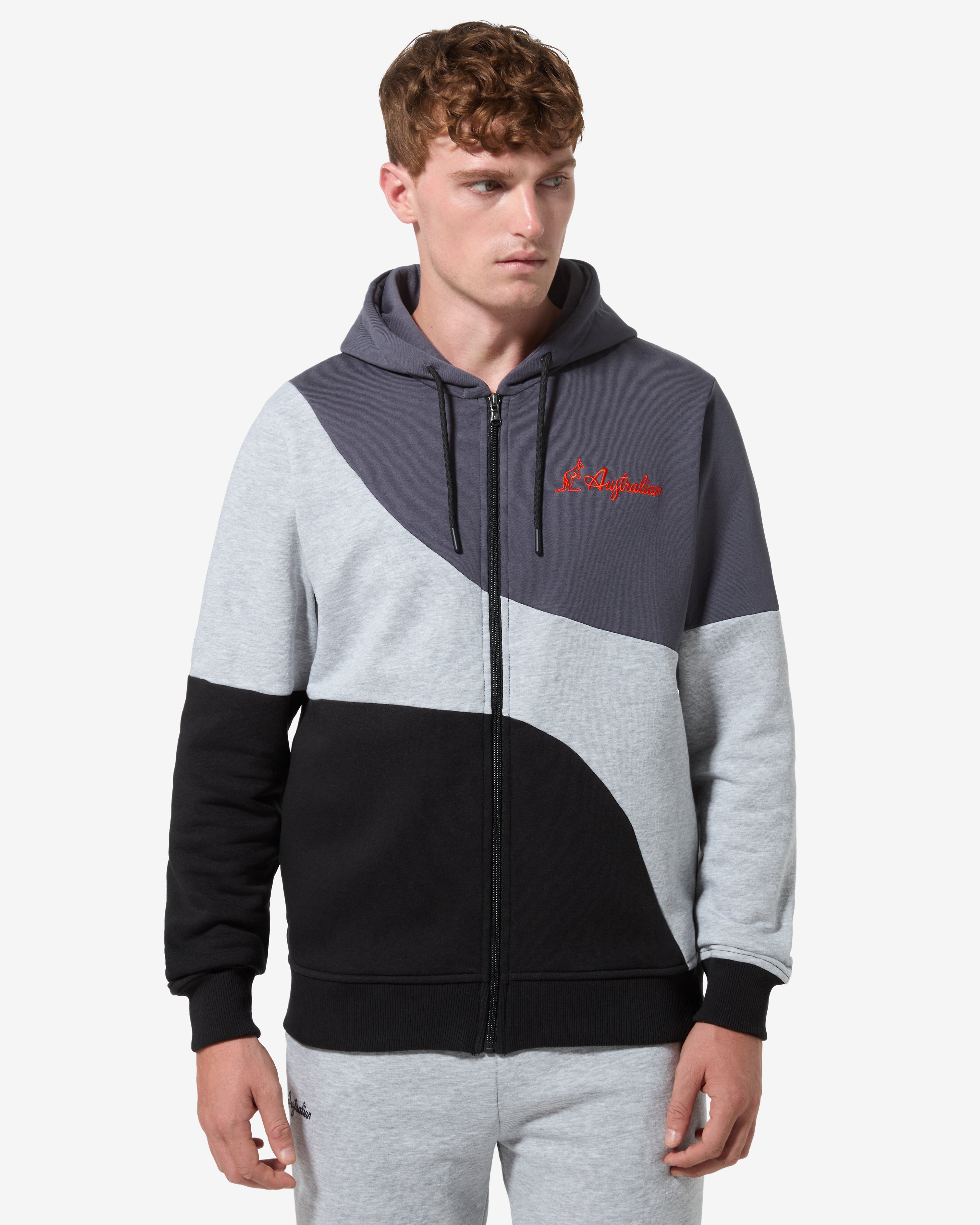 australian-anti-gravity-track-jacket-grigio-melange-full-zip image 1