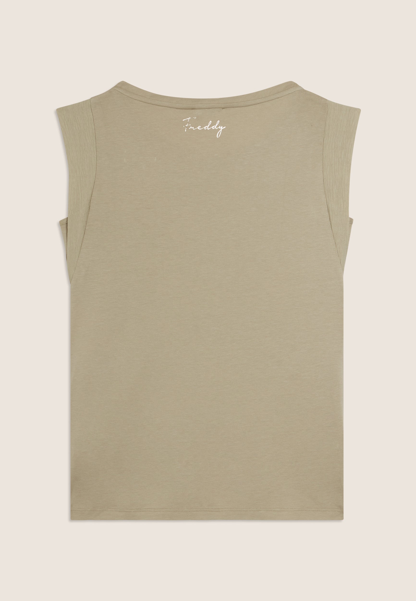 freddy-wr-up-t-shirt-regular-maniche-crinkle-con-scritta-gioiello-precious-momen image 6
