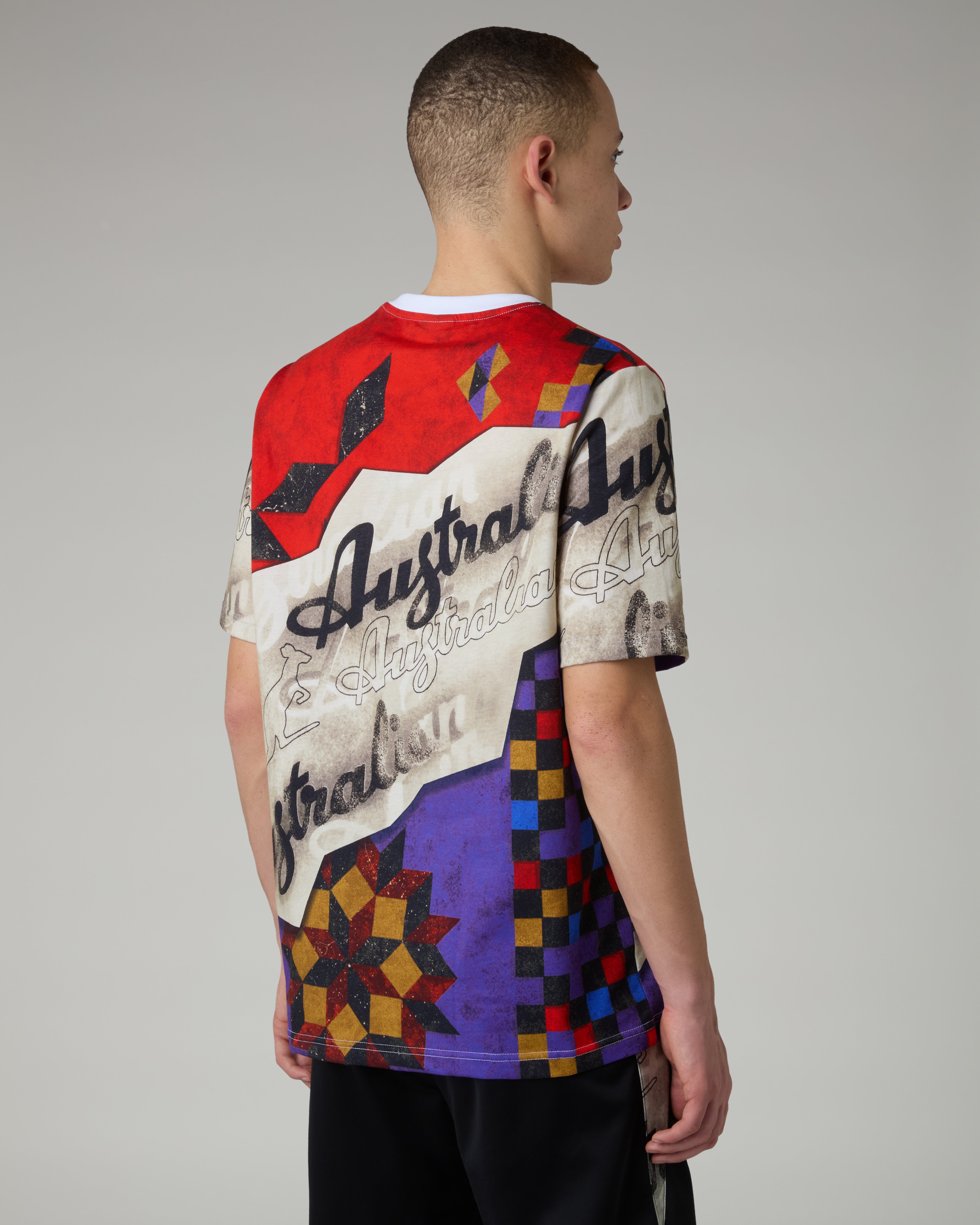 australian-new-ego-t-shirt-in-cotone-logo-ricamato image 3