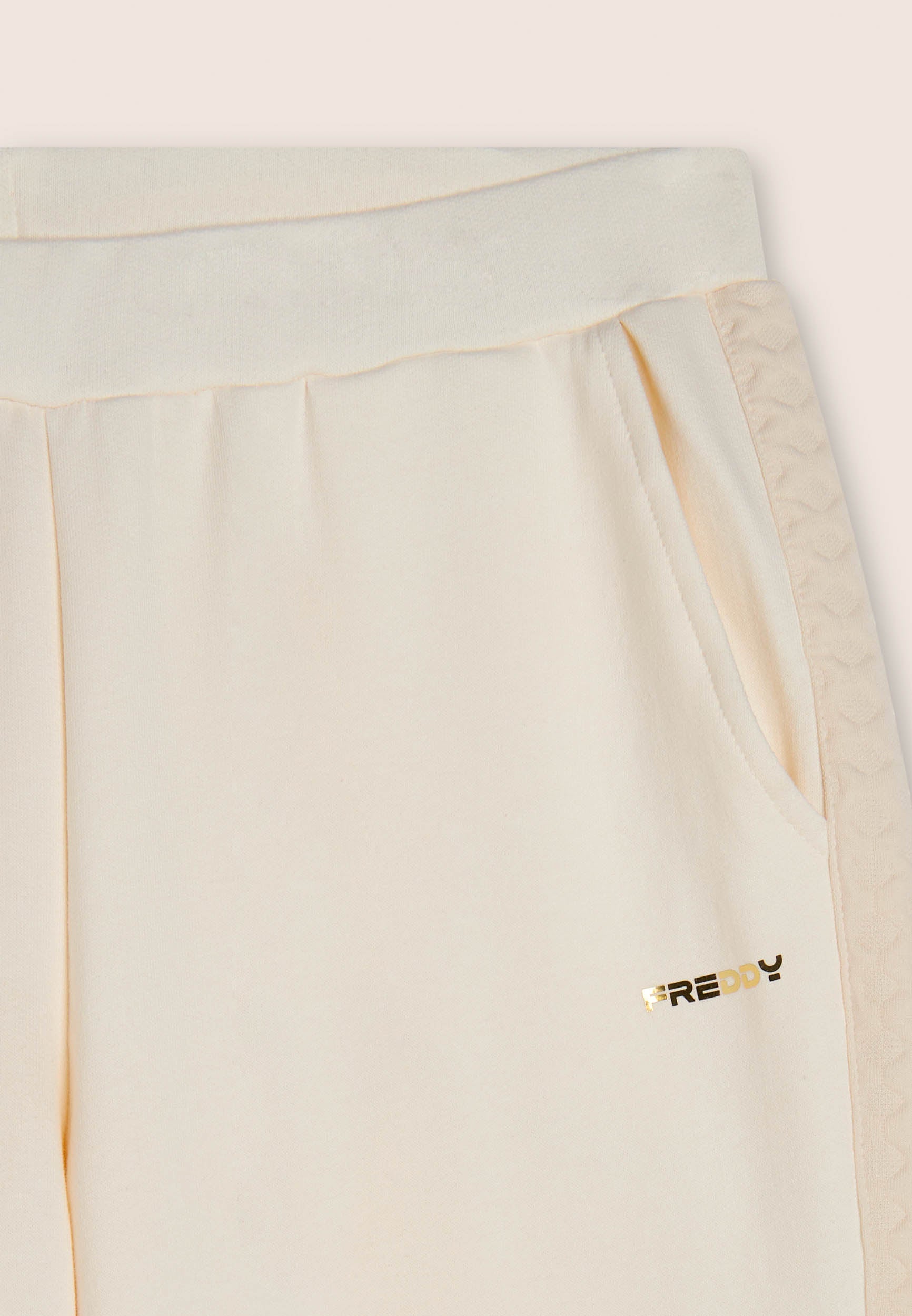 freddy-pantaloni-wide-leg-in-felpa-garzata-con-inserti-a-trecce image 6