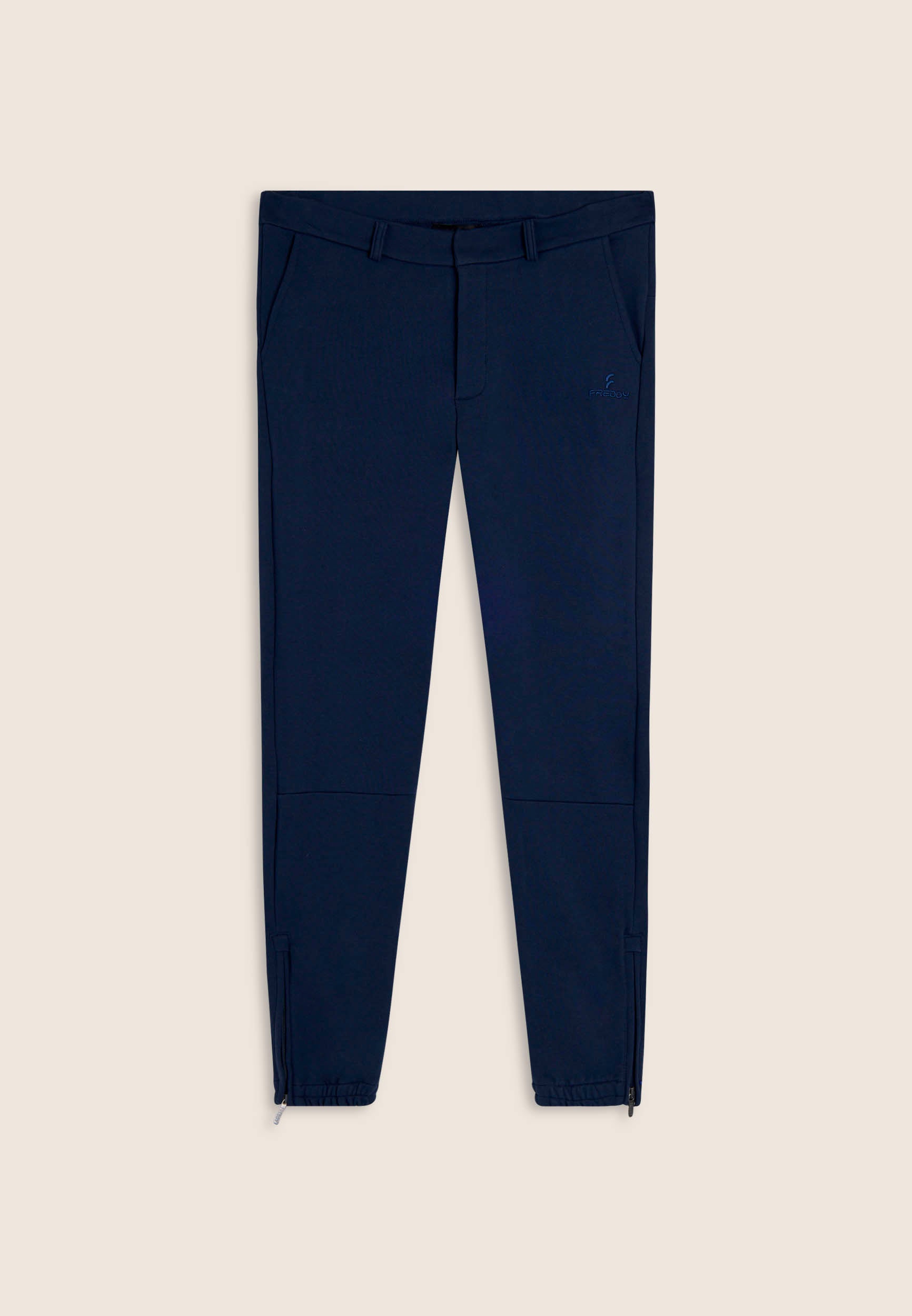 freddy-pantaloni-sportivi-cotone-con-zip-alla-caviglia image 4