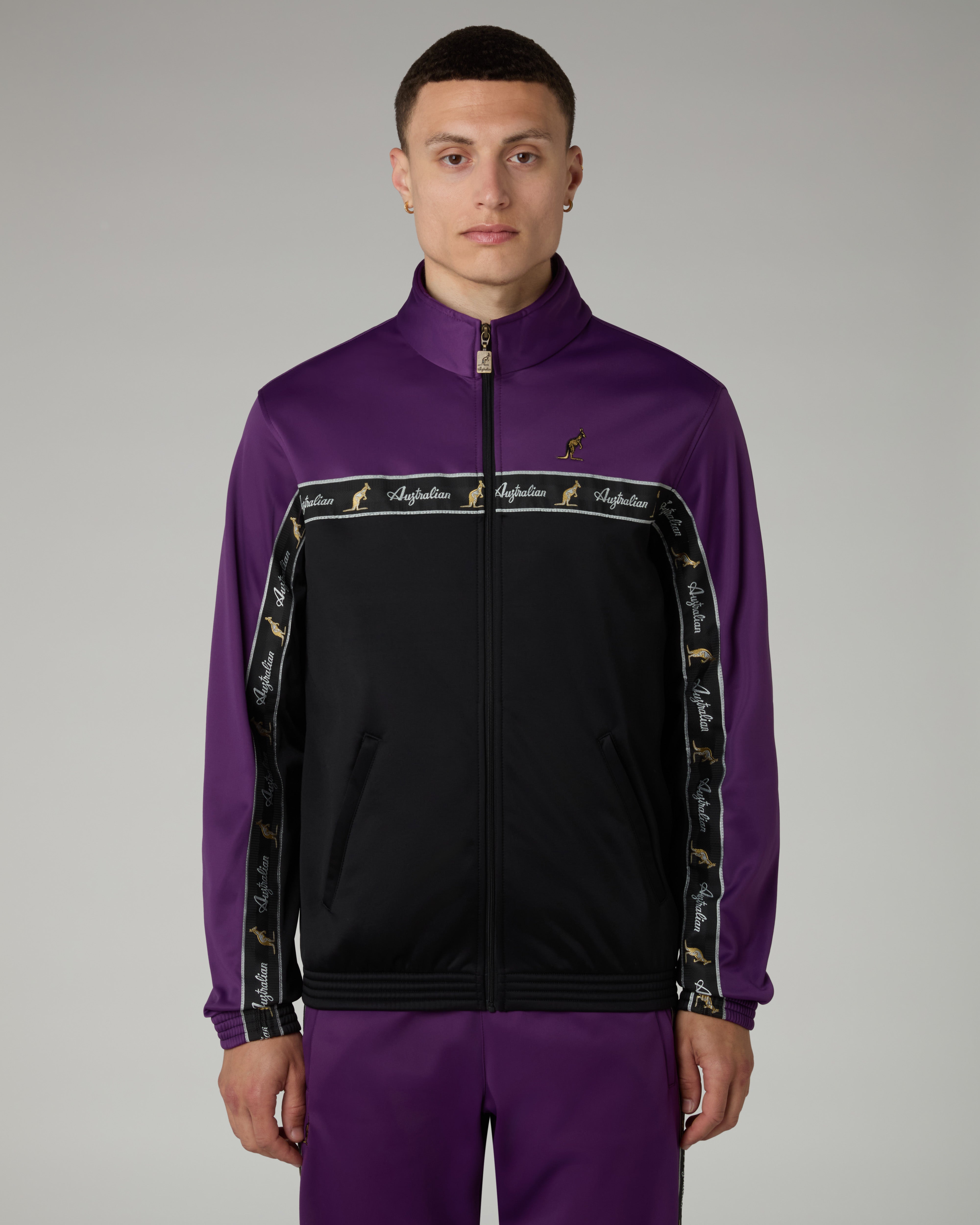 australian-duo-track-jacket-giacca-in-acetato-viola image 1