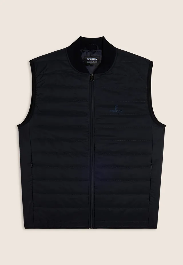 freddy-gilet-imbottito-collo-alla-coreana-in-nylon image 1