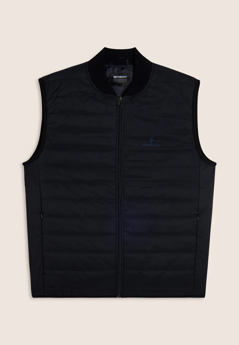 freddy-gilet-imbottito-collo-alla-coreana-in-nylon image 1